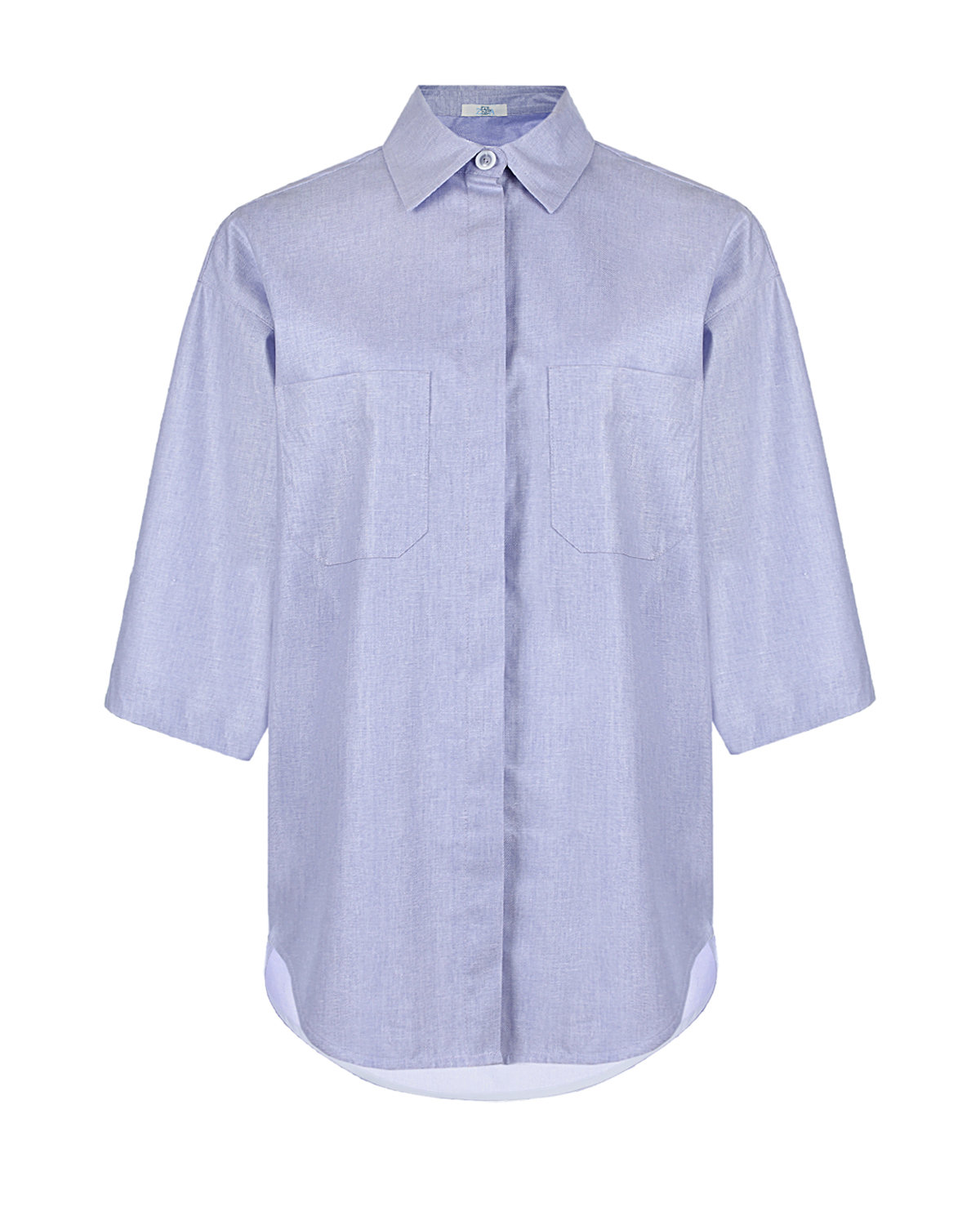 Рубашка oversize лавандового цвета Zhanna and Anna, размер 40 - фото 1