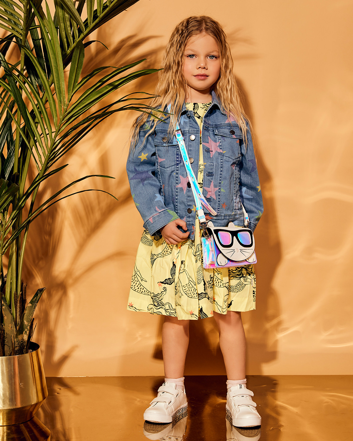 Платье Chika Mermazing Molo детское, размер 104, цвет желтый - фото 2