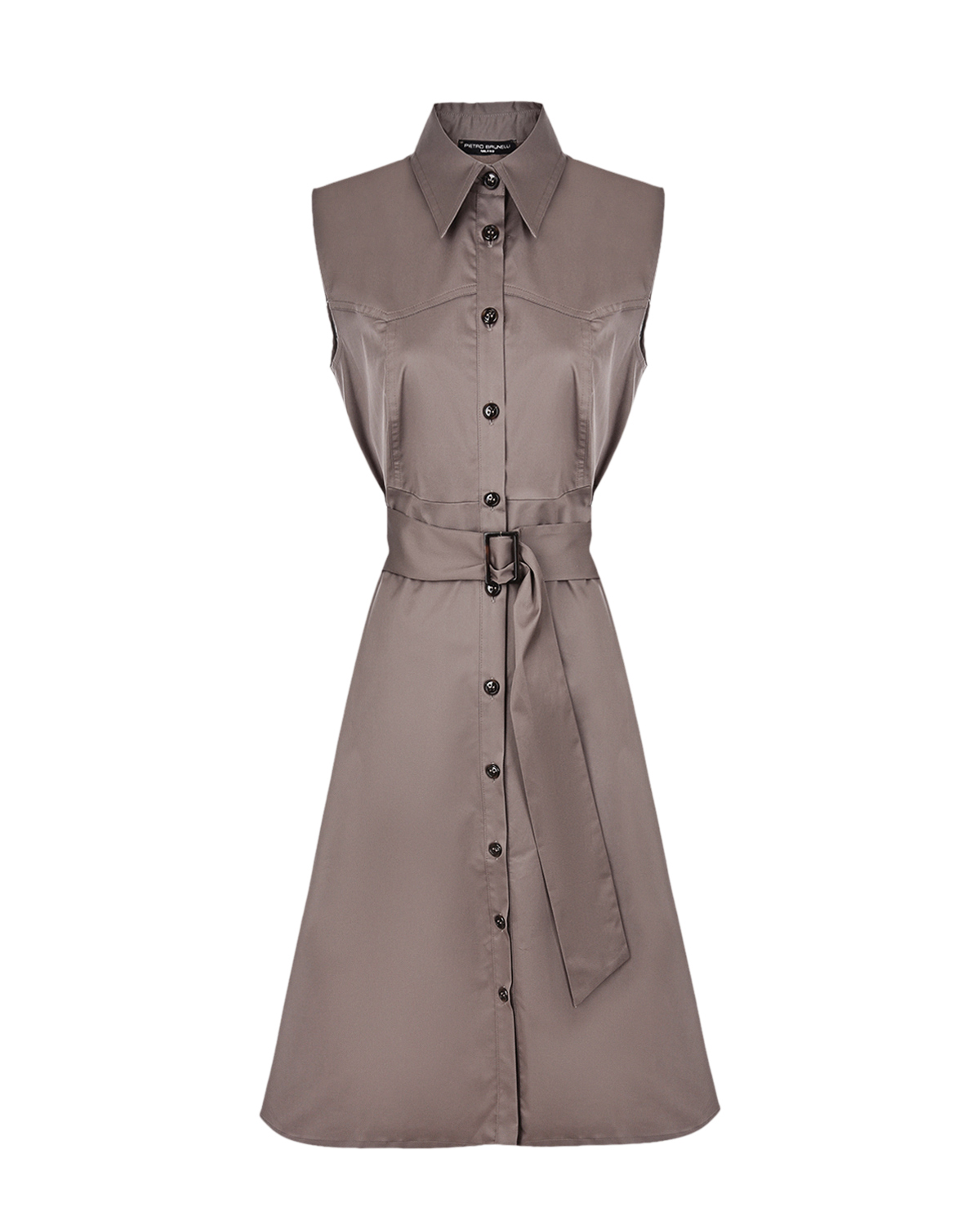 Серое платье ATENA Pietro Brunelli, размер 40, цвет серый - фото 1