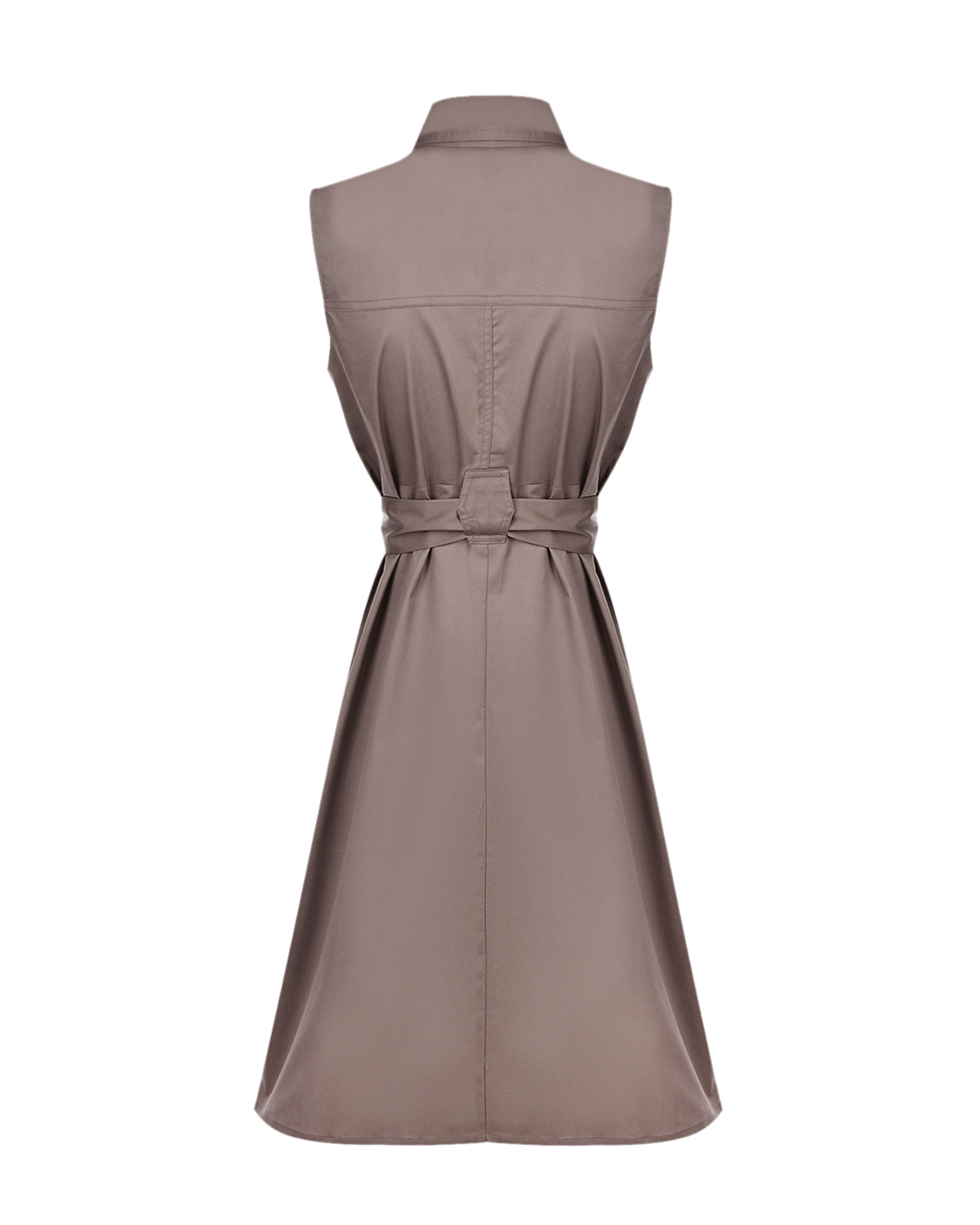 Серое платье ATENA Pietro Brunelli, размер 40, цвет серый - фото 6