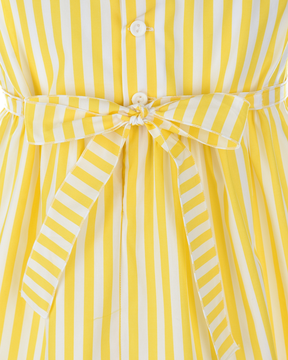 Платье в желто-белую полоску Aletta детское, размер 104, цвет мультиколор - фото 4