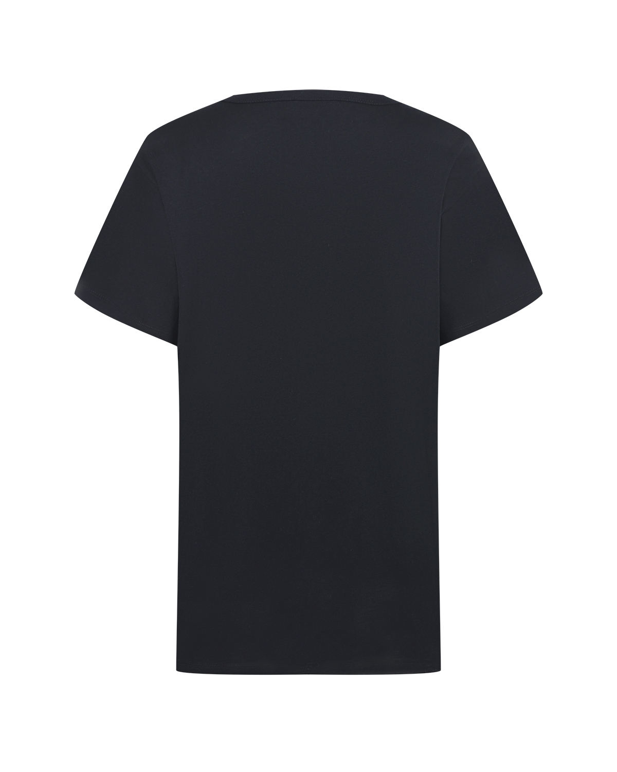 Черная базовая футболка с логотипом No. 21, размер 42, цвет черный - фото 5