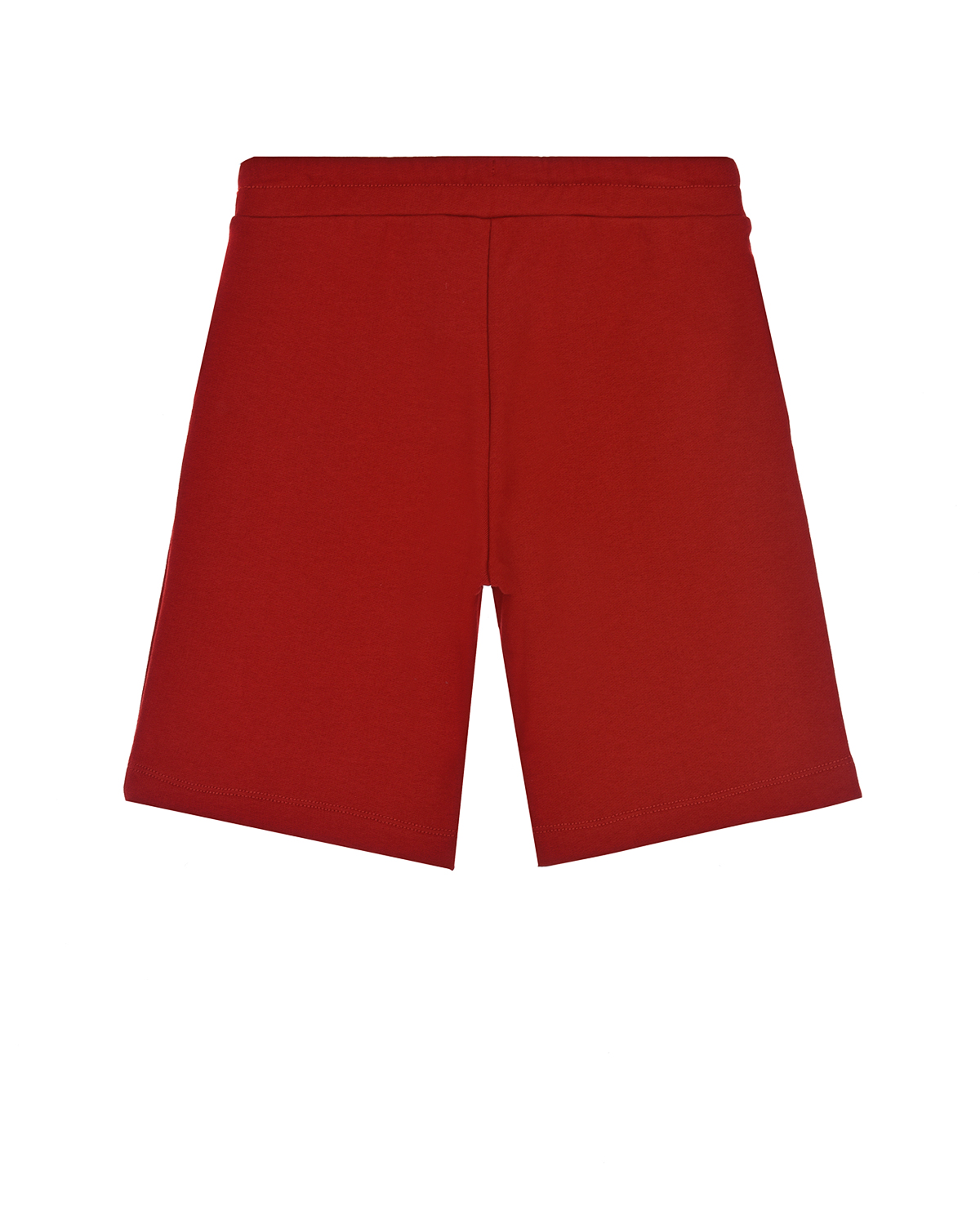 Красные шорты с принтом "fragile" No. 21 детские, размер 140, цвет красный - фото 3