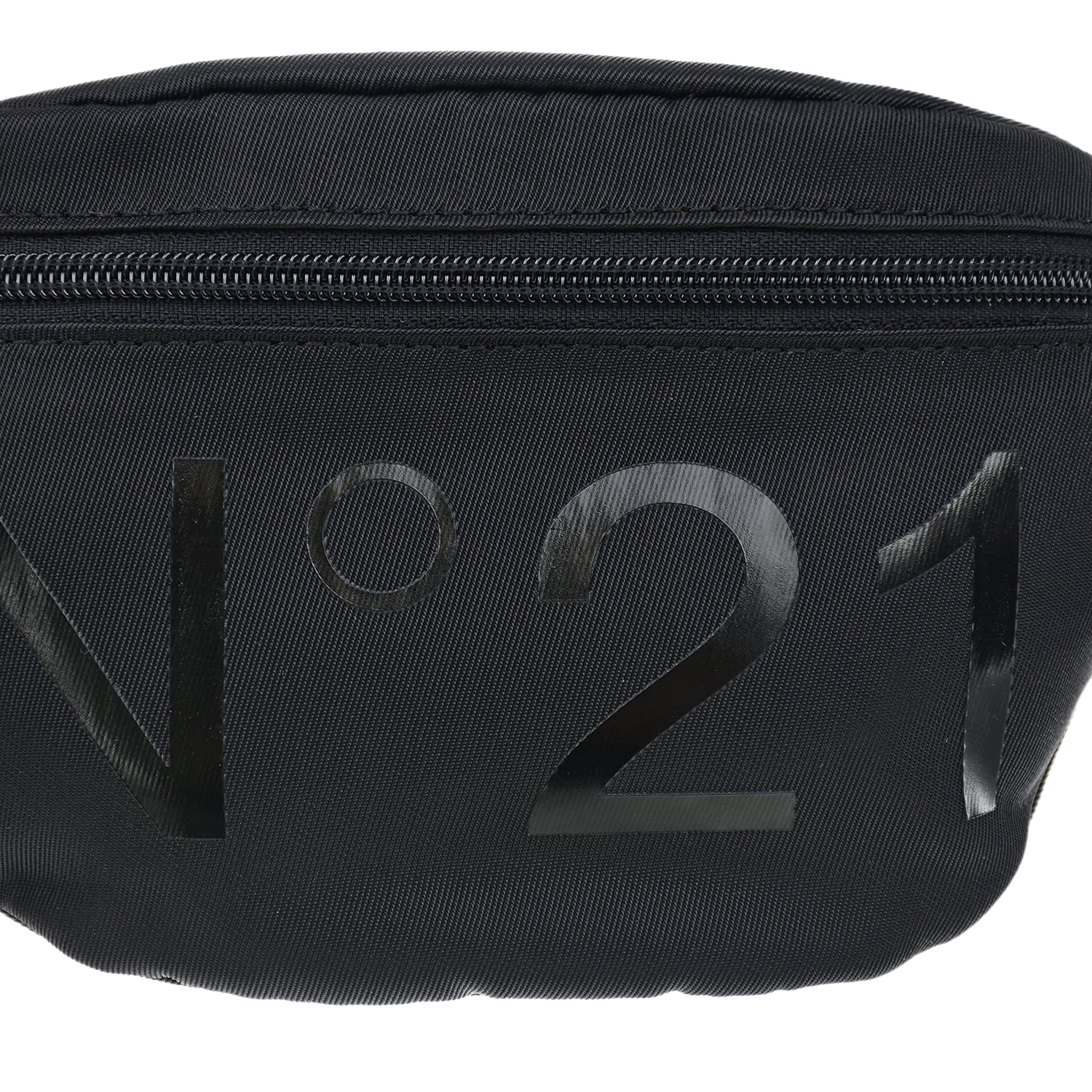 Черная поясная сумка с глянцевым логотипом, 20х6,5х13 см No. 21 детская, размер unica, цвет черный - фото 6