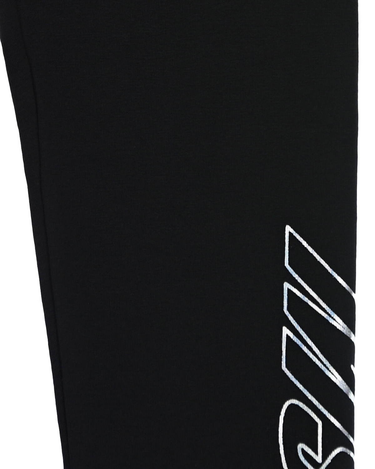 Черные леггинсы с логотипом MSGM детские, размер 140, цвет черный - фото 3