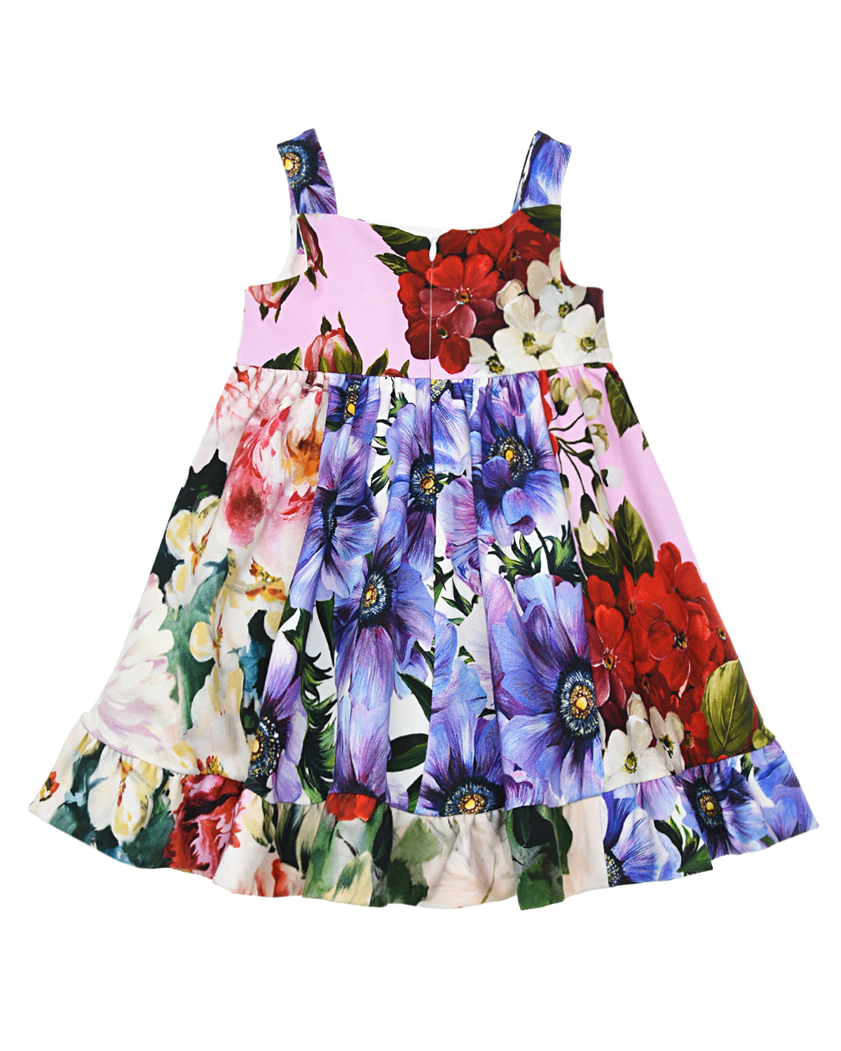 Трикотажное платье с цветочным принтом Dolce&Gabbana детское, размер 74 - фото 2