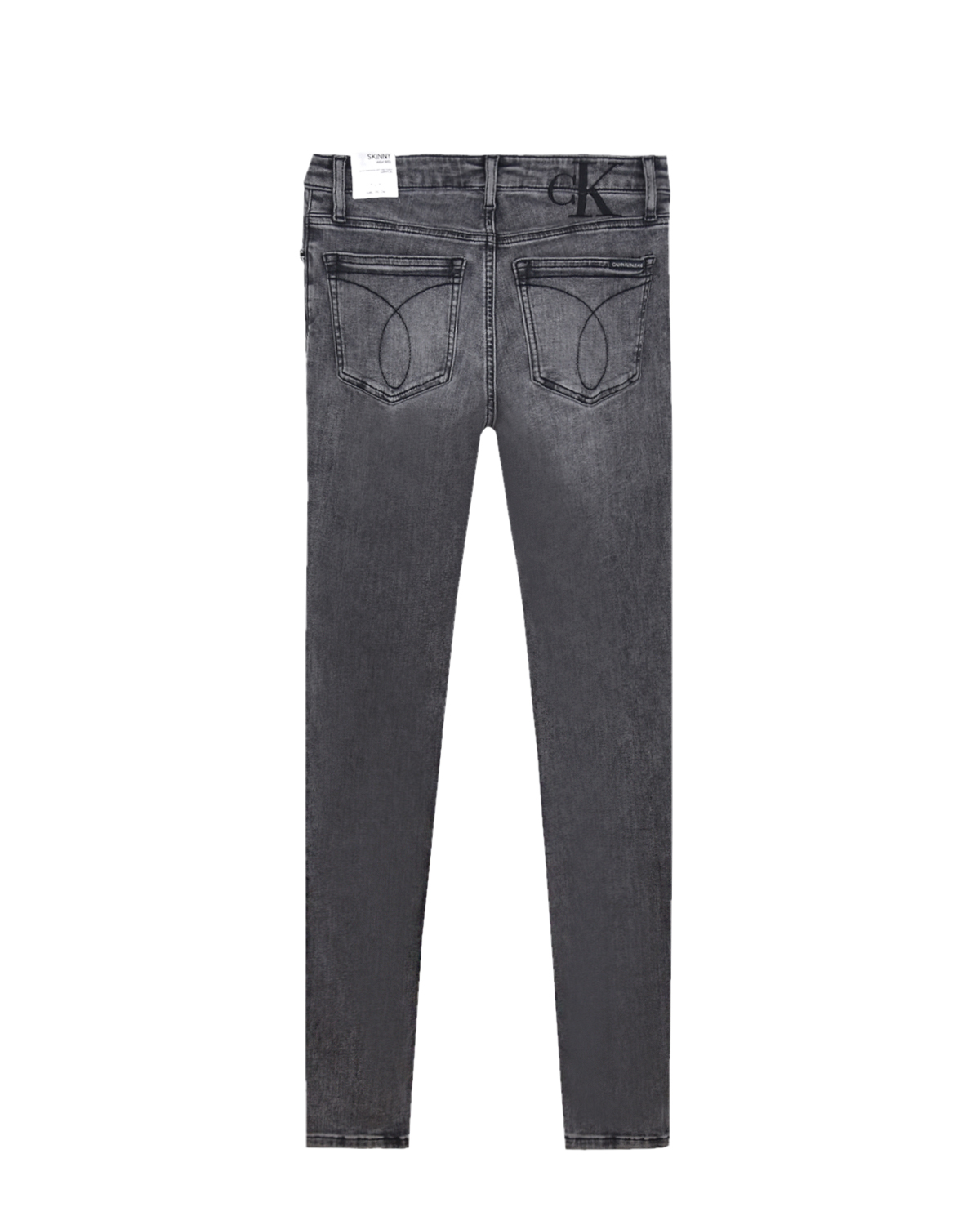 Серые джинсы skinny fit Calvin Klein детские, размер 176, цвет серый - фото 2