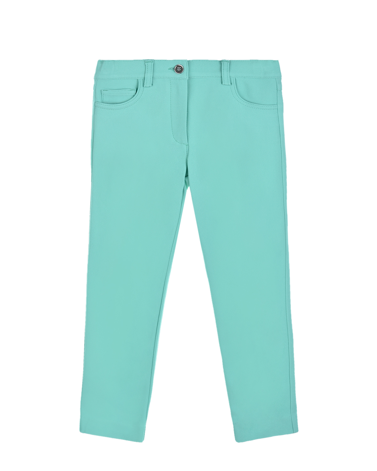 Мятные брюки slim fit Dolce&Gabbana детские, размер 104, цвет мятный - фото 1