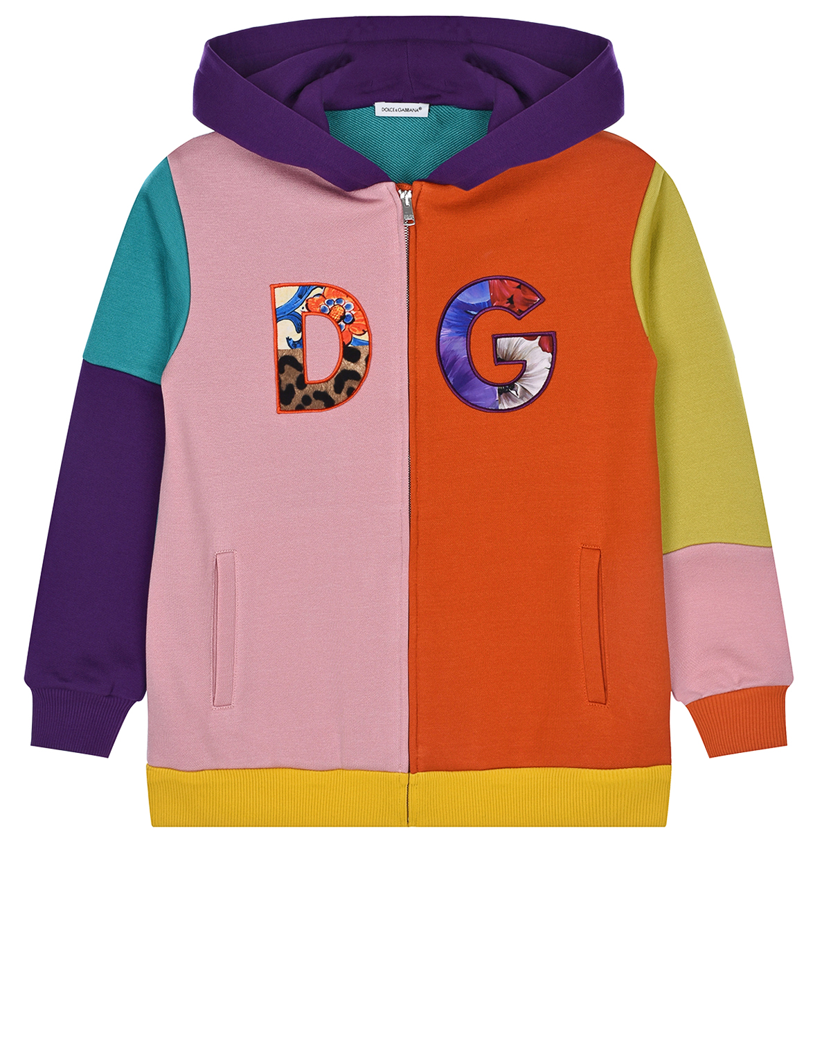 

Трикотажная куртка на молнии Dolce&Gabbana, Мультиколор, Трикотажная куртка на молнии Dolce&Gabbana