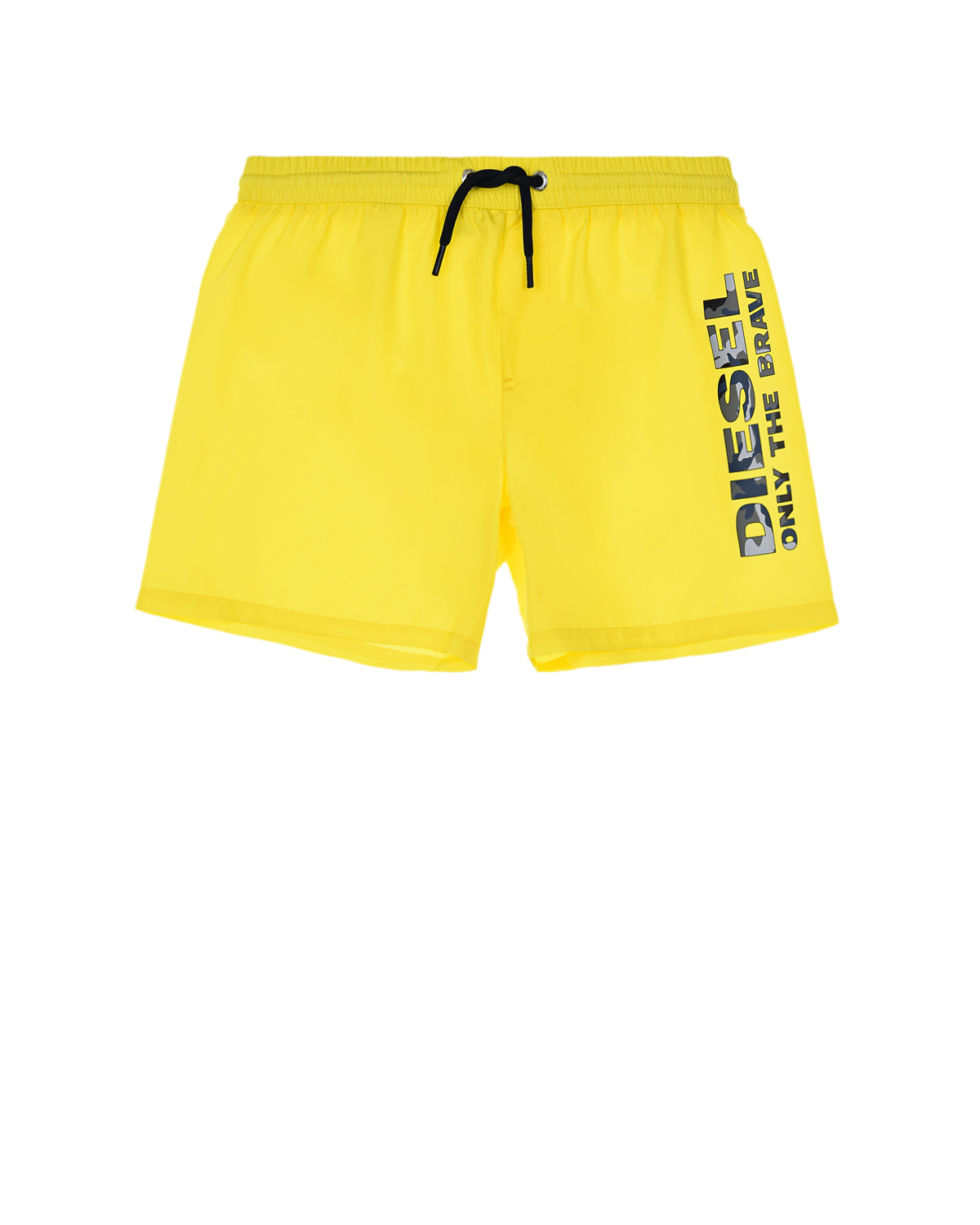 Желтые шорты для купания Diesel детские, размер 128, цвет желтый - фото 1