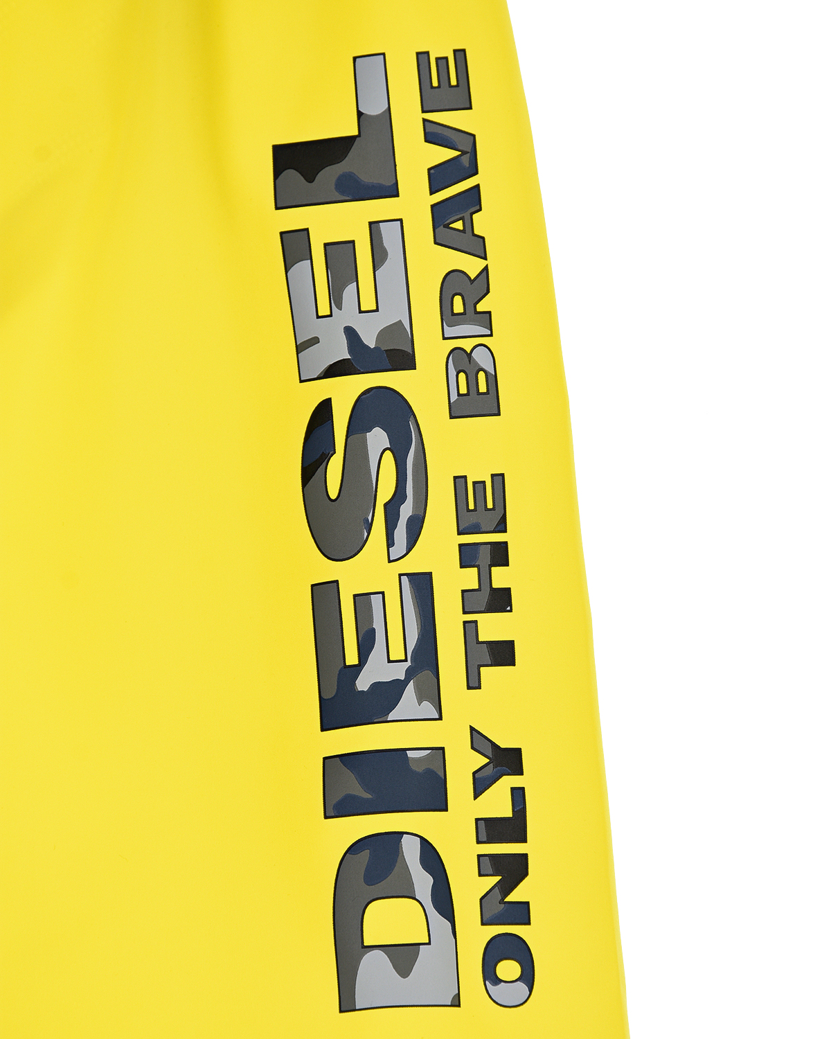 Желтые шорты для купания Diesel детские, размер 128, цвет желтый - фото 3