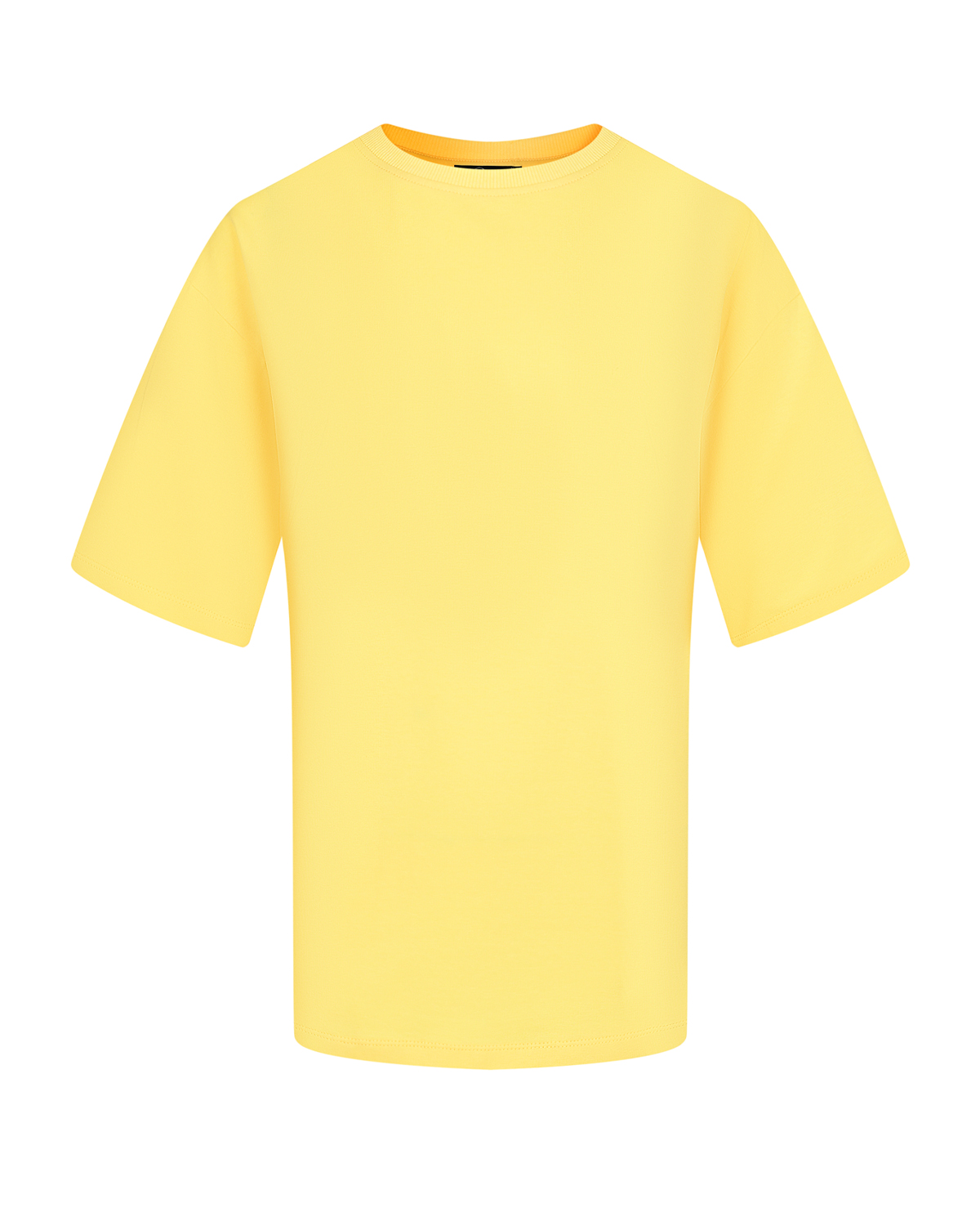 Желтая футболка oversize Dan Maralex, размер 42, цвет желтый - фото 1