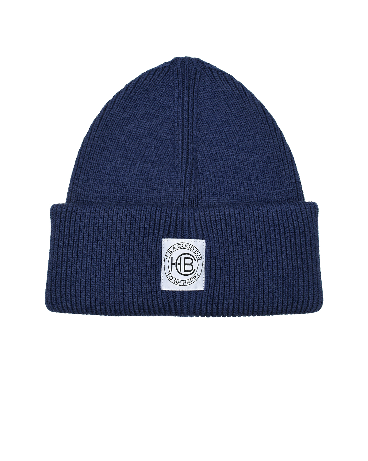 Темно-синяя шапка с отворотом Chobi, размер 55, цвет синий