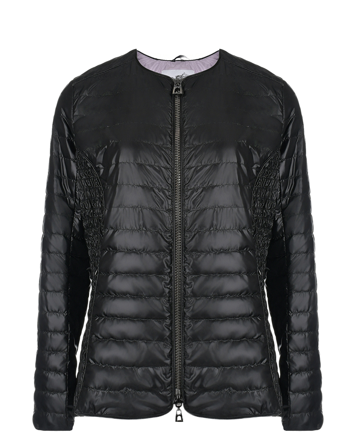Черная приталенная куртка Diego M, размер 42, цвет черный