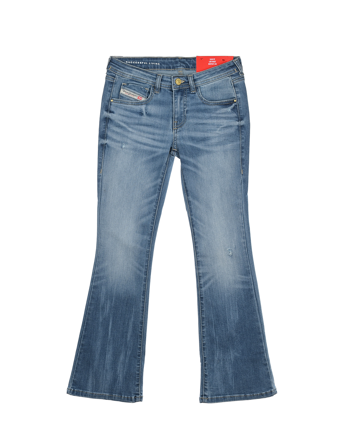 Голубые джинсы клеш Diesel джинсы ovs для мальчиков голубые 9 10 лет 1823572