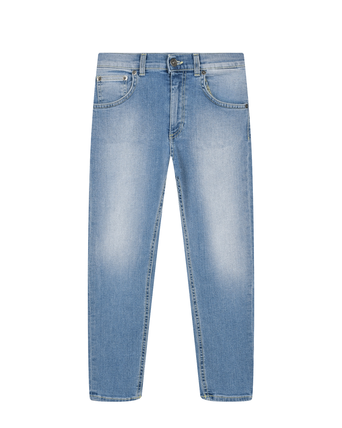 Голубые выбеленные джинсы Dondup