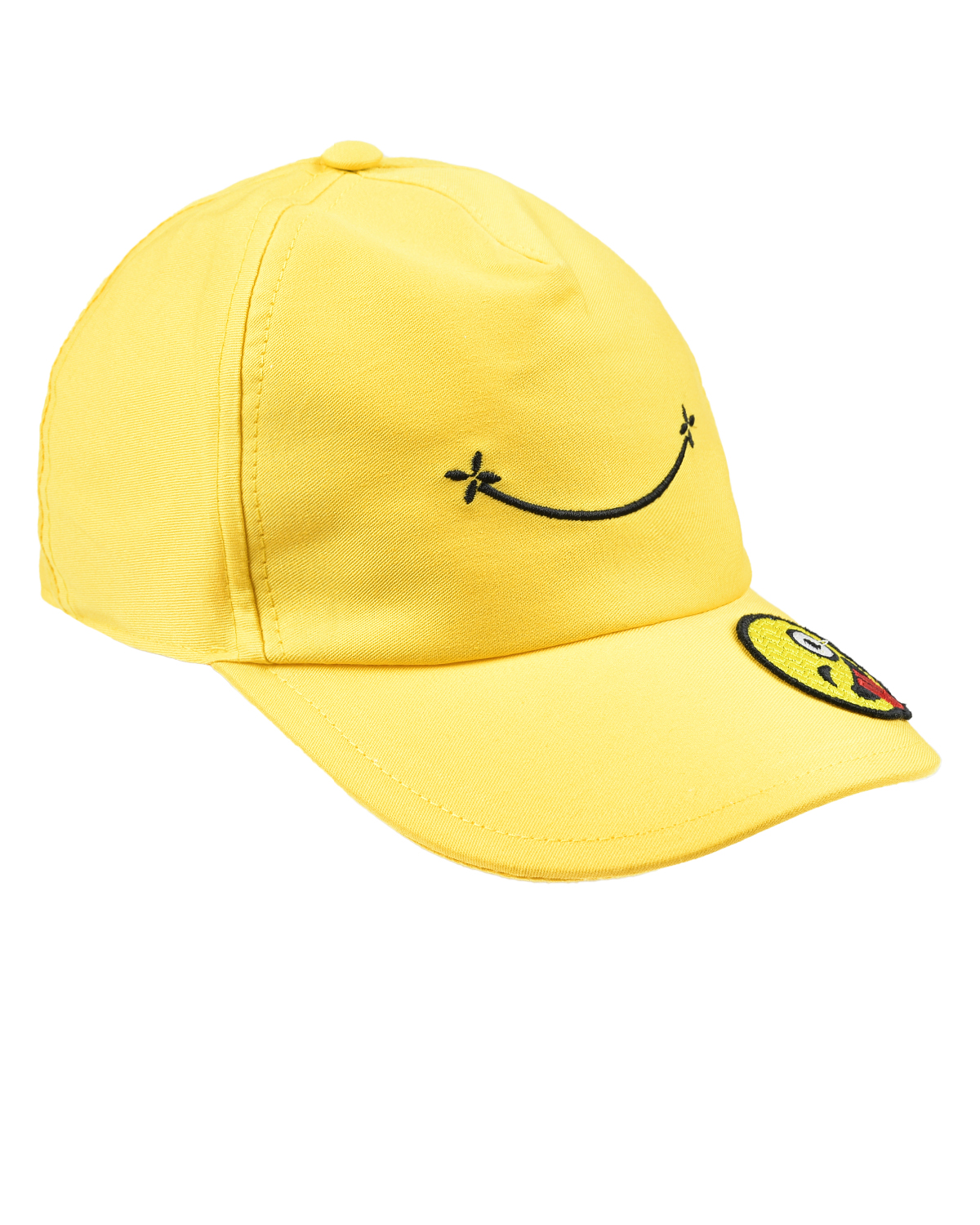 Желтая кепка с патчем &quot;смайл&quot; Il Trenino