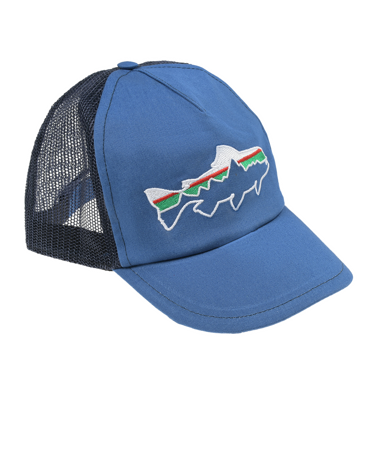 Синяя кепка с вышивкой "акула" Il Trenino, размер 54, цвет синий