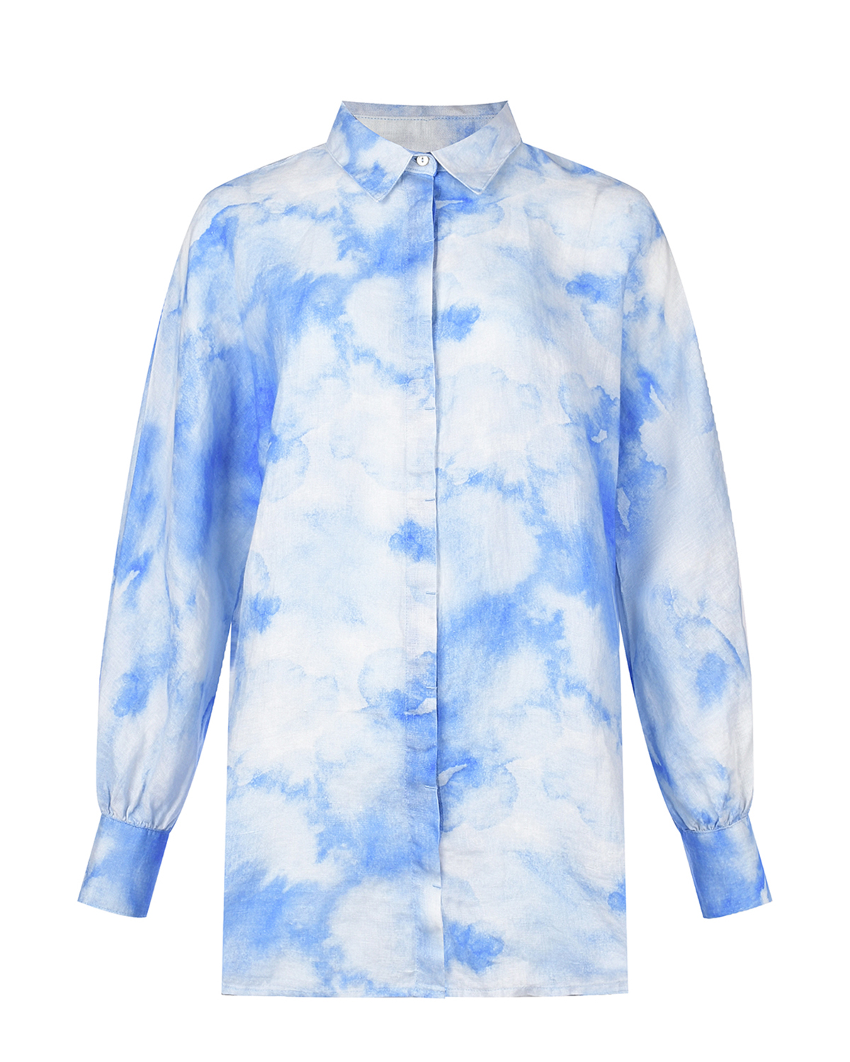 Рубашка с принтом &quot;облака&quot; 120% Lino