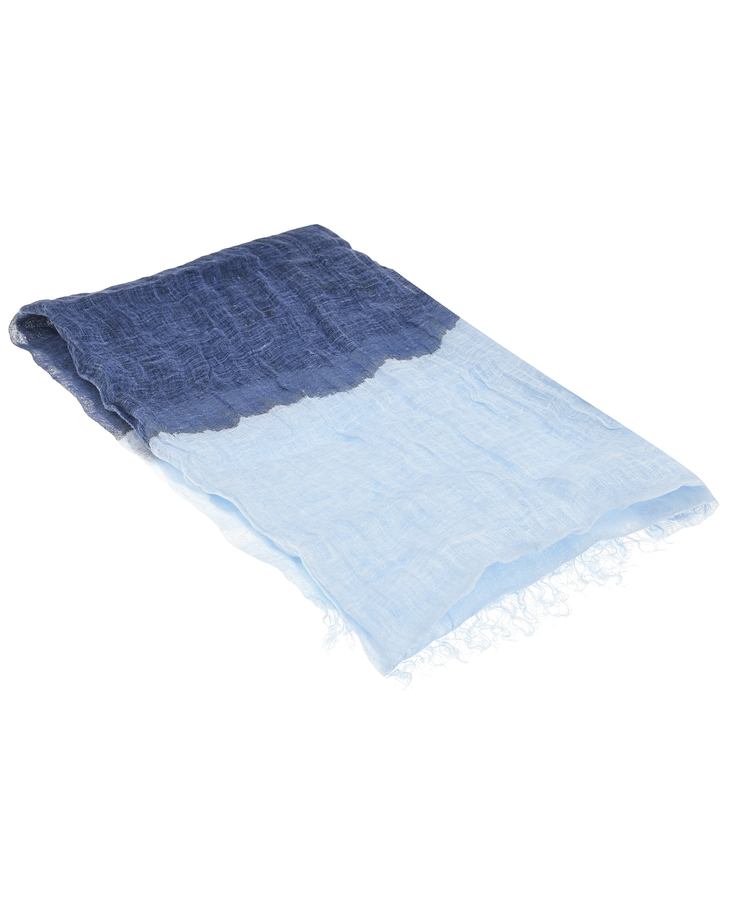 Льняной шарф, 57x192 см 120% Lino, размер unica, цвет синий