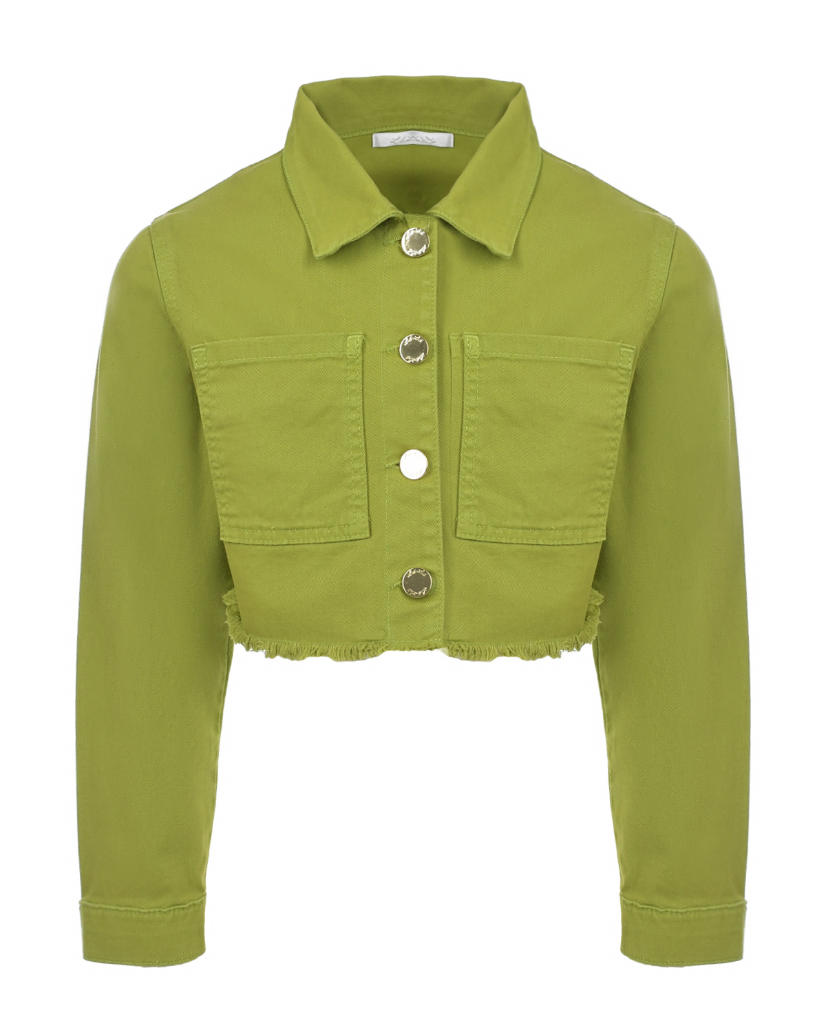 Джинсовая куртка зеленого цвета Miss Grant, размер 128