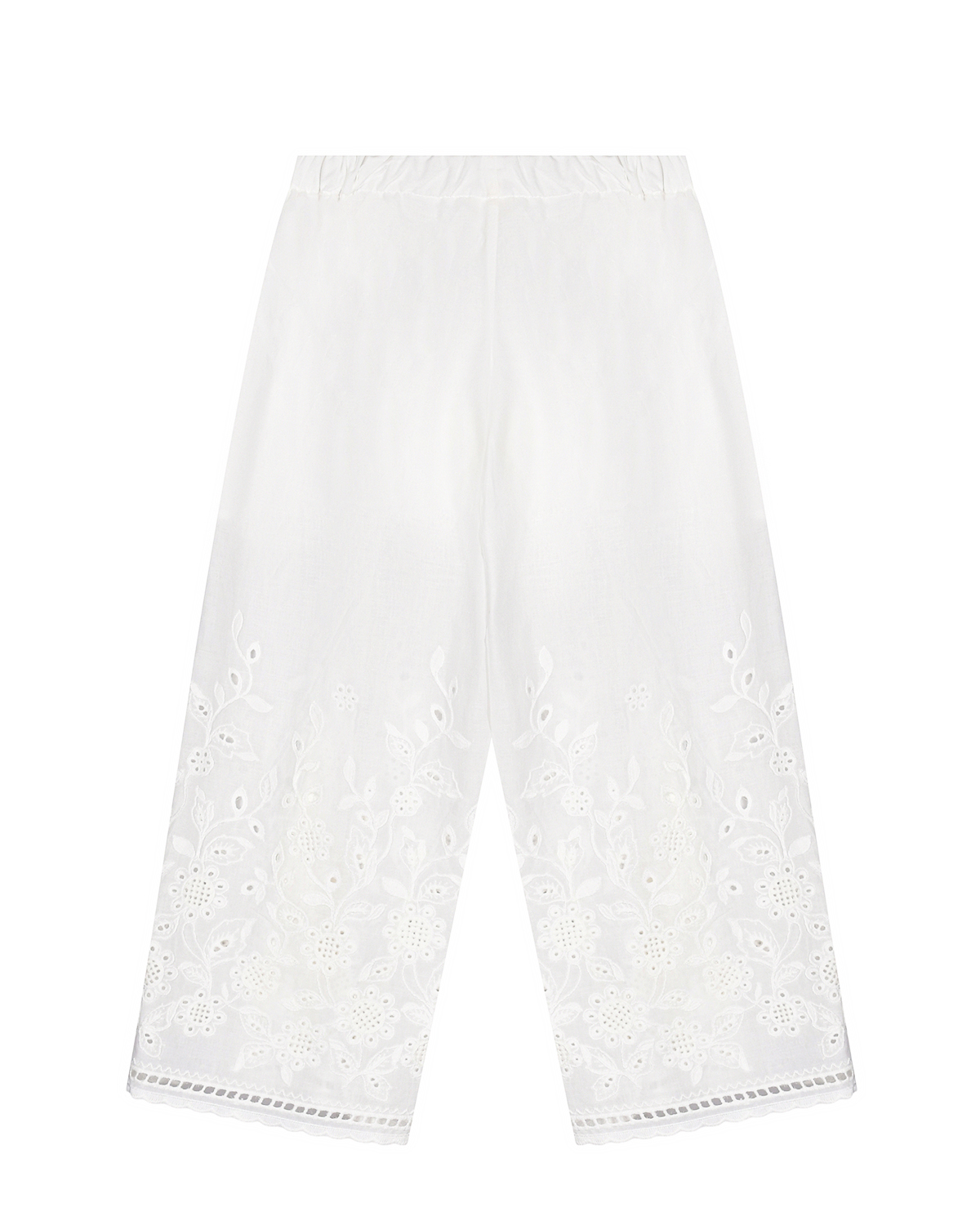 

Белые брюки с вышивкой Miss Grant, Белый, Белые брюки с вышивкой Miss Grant