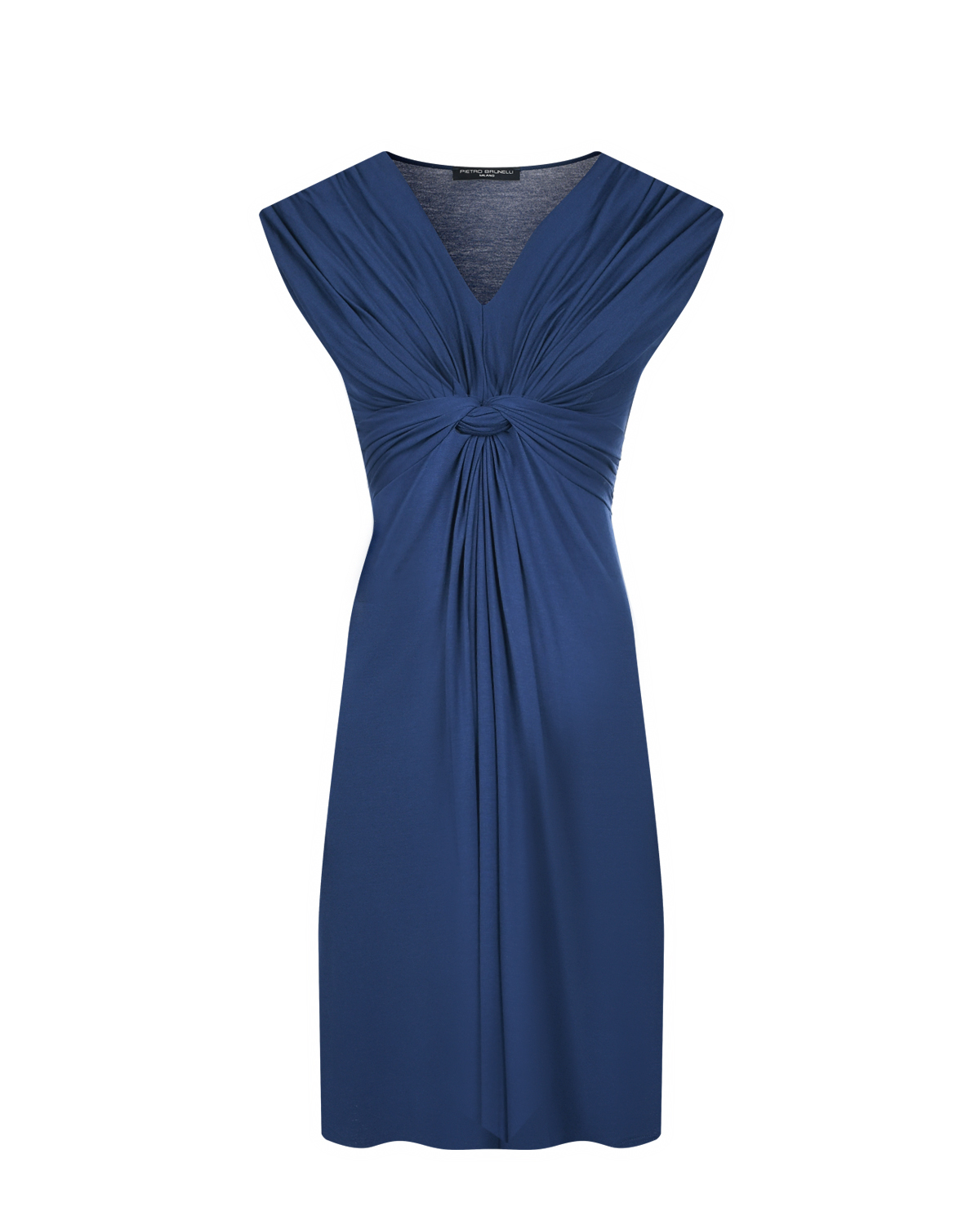 Платье синего цвета с функцией для кормления Pietro Brunelli белая футболка в синюю полоску pietro brunelli