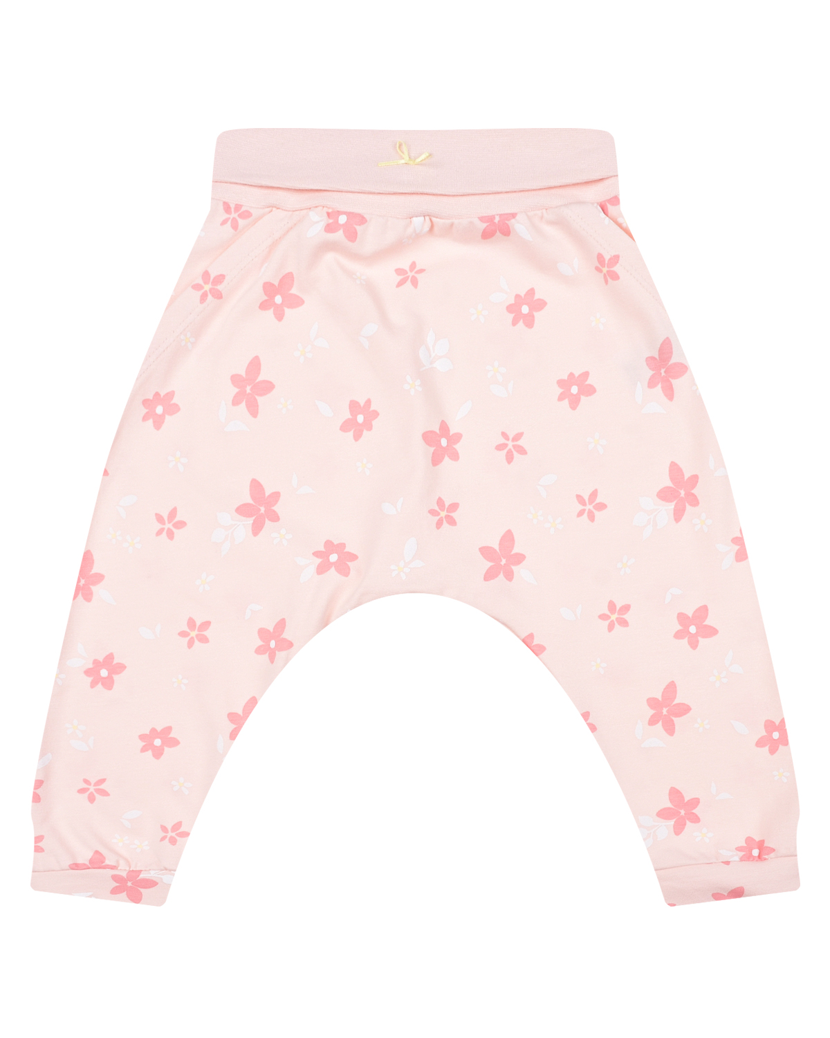 Розовые спортивные брюки в цветочек Sanetta fiftyseven персиковые спортивные брюки с очным принтом sanetta fiftyseven детские