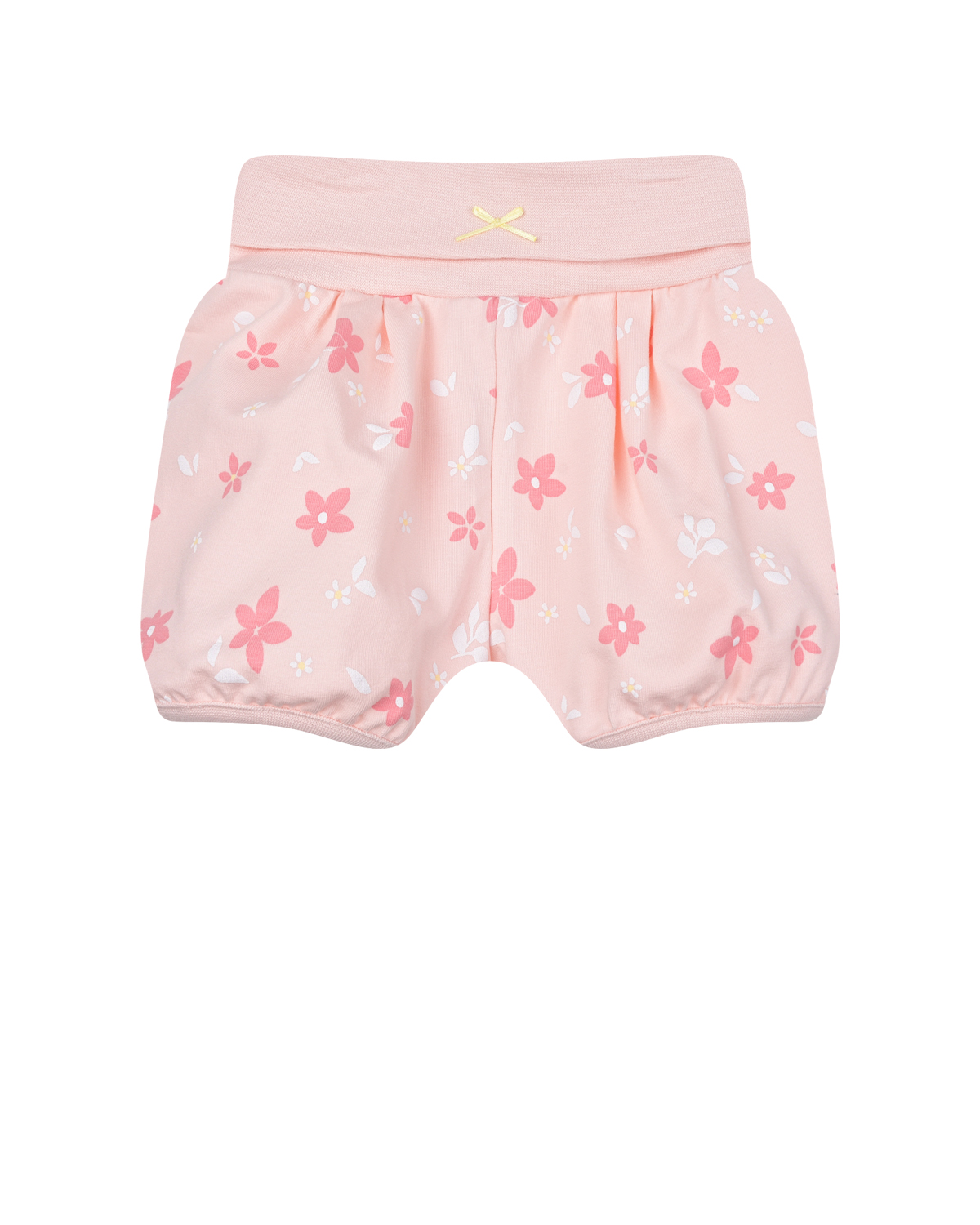 Розовые шорты с цветочным принтом Sanetta fiftyseven персиковые спортивные брюки с очным принтом sanetta fiftyseven детские
