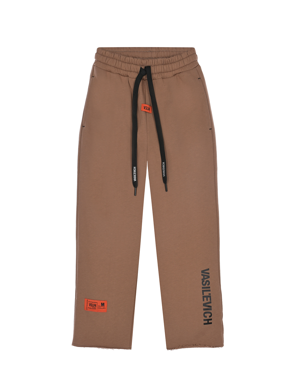 Бежевые спортивные брюки, размер 140, цвет бежевый - фото 1