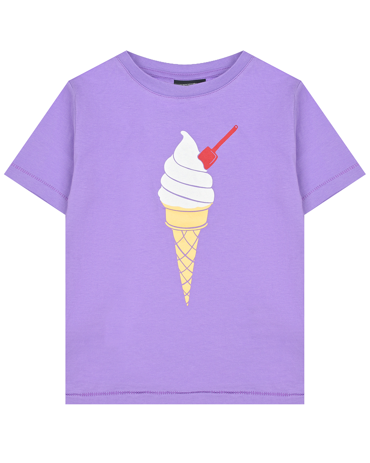 Фиолетовая футболка с принтом "мороженое" Yporque