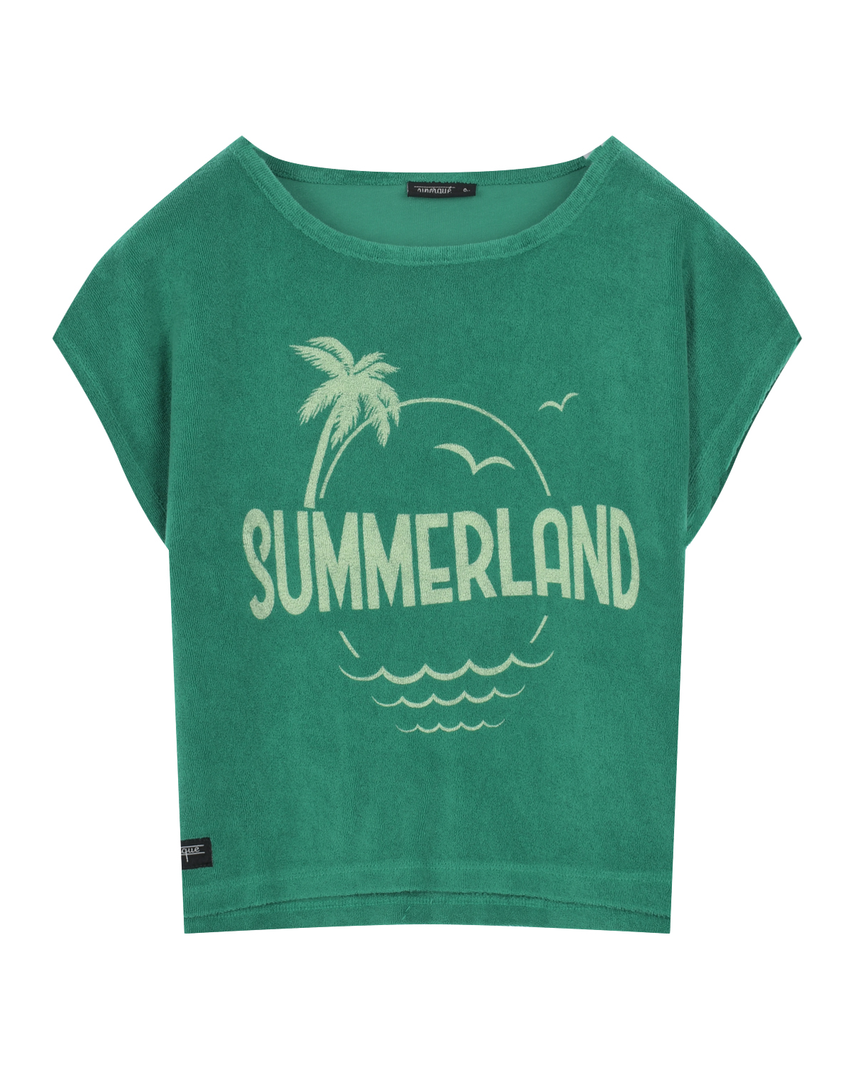 Зеленая футболка с принтом "SUMMERLAND" Yporque