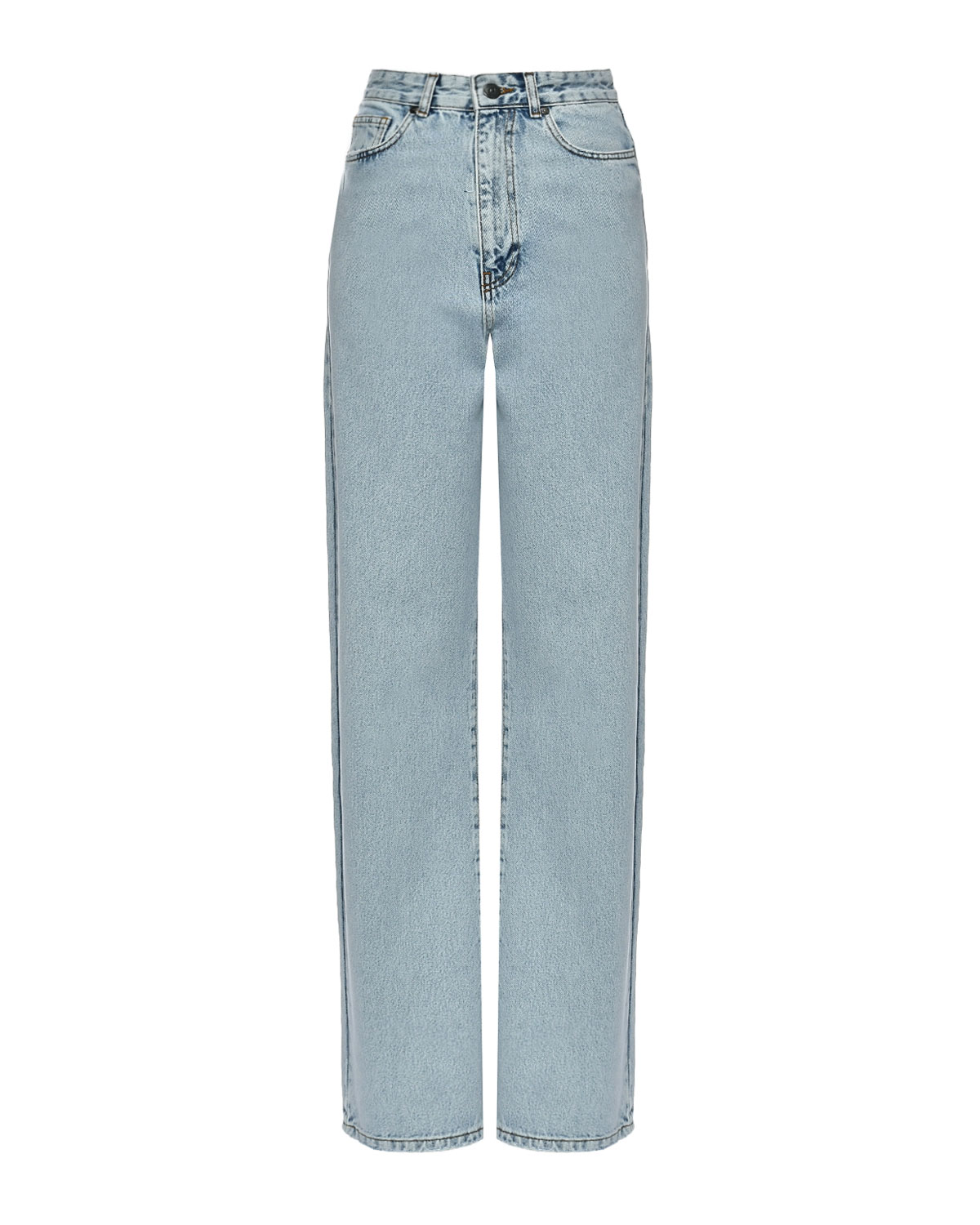 Базовые голубые джинсы ALINE, размер 42, цвет нет цвета