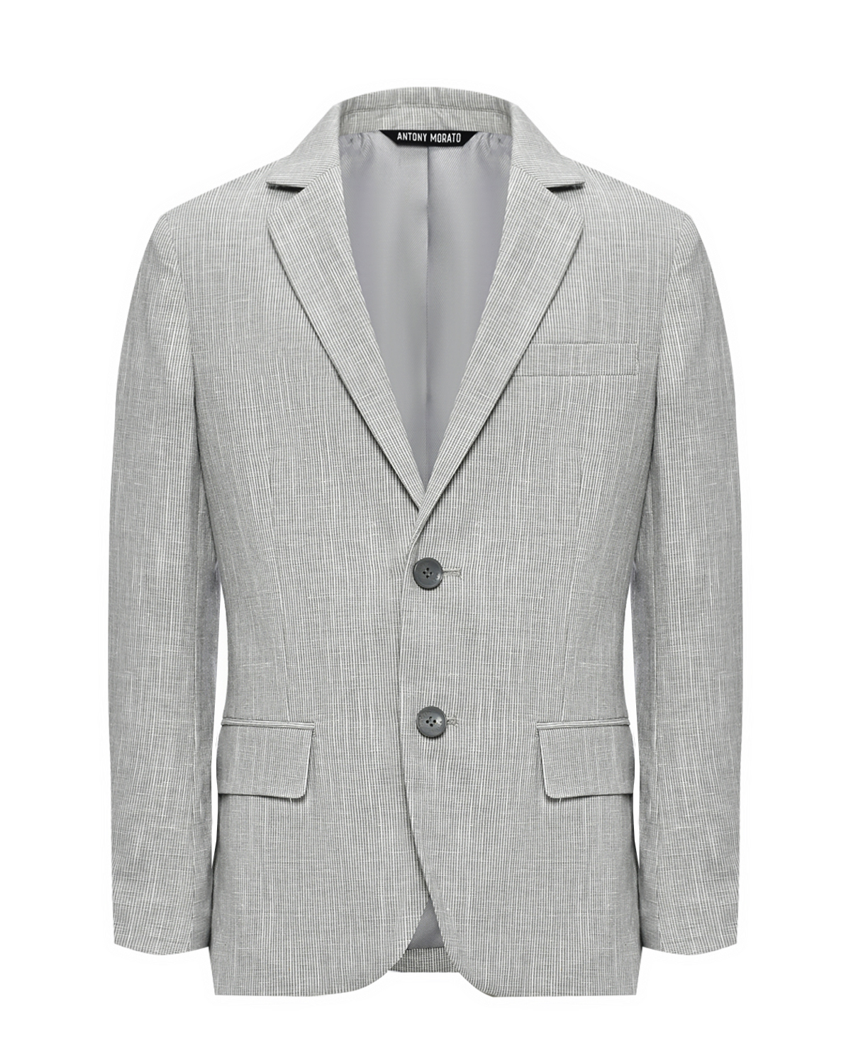 Пиджак однобортный, текстурная ткань Antony Morato, размер 152, цвет нет цвета