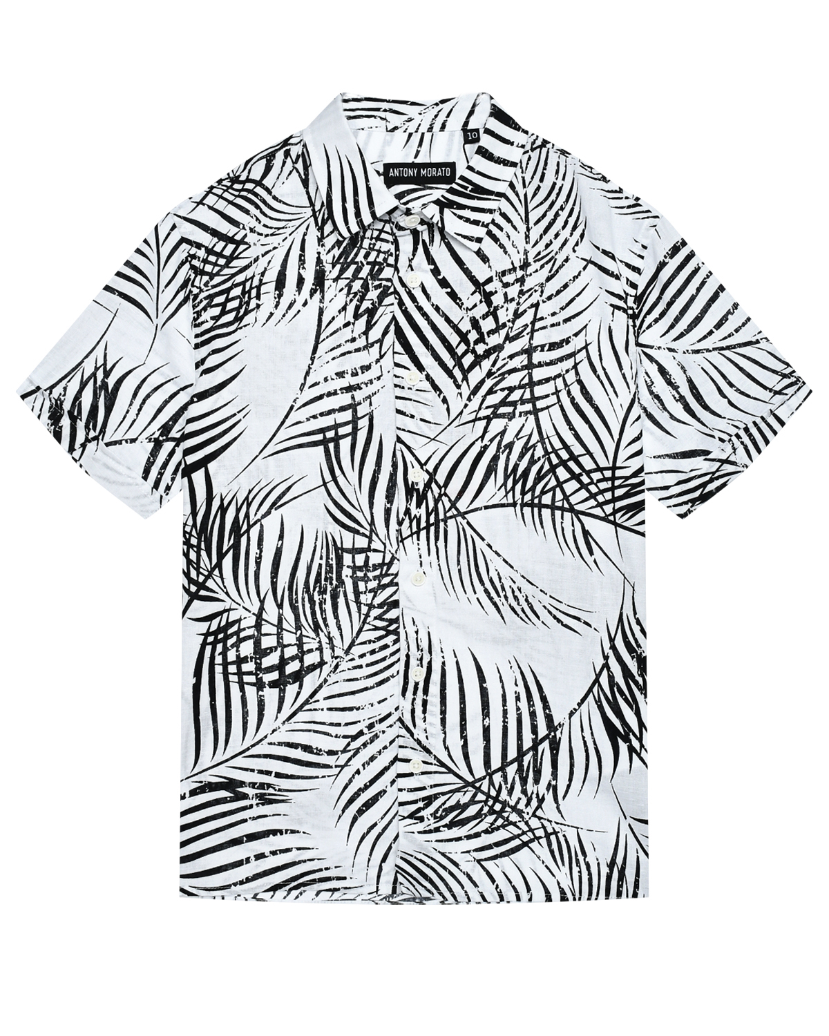 Рубашка сплошной принт ветки Antony Morato, размер 152, цвет нет цвета