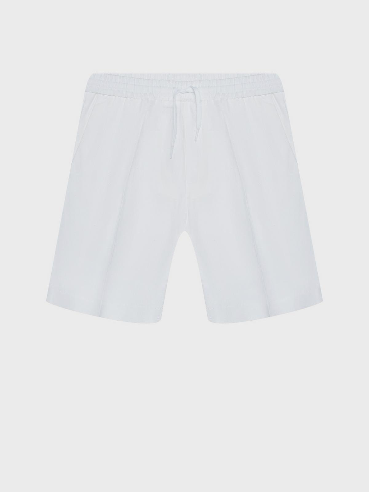 Бермуды белые со стрелками, на шнурке Antony Morato