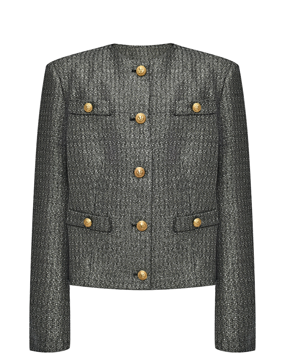 Пиджак с золотыми пуговицами Balmain