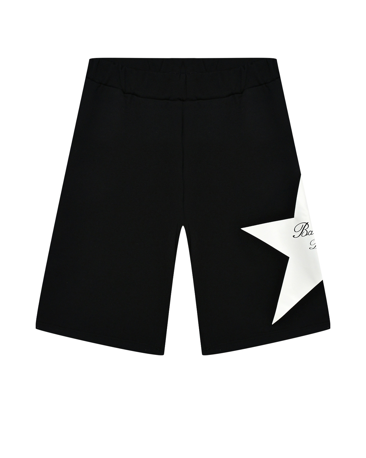 Трикотажные бермуды с принтом "звезда" Balmain