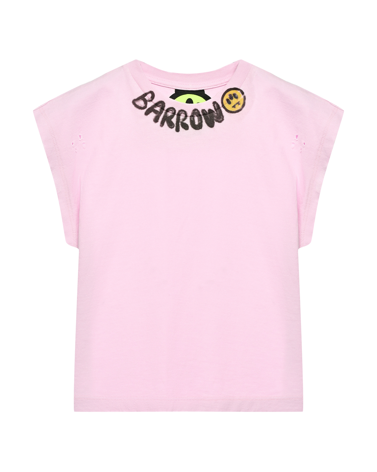 Футболка с лого, розовая Barrow