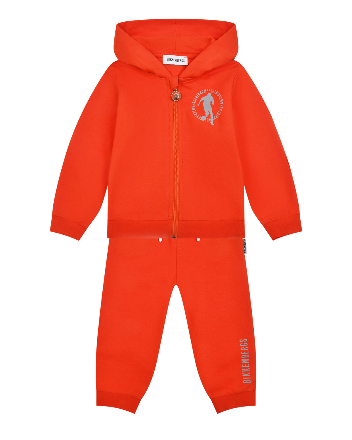 Спортивные костюм с белым лого, оранжевый Bikkembergs