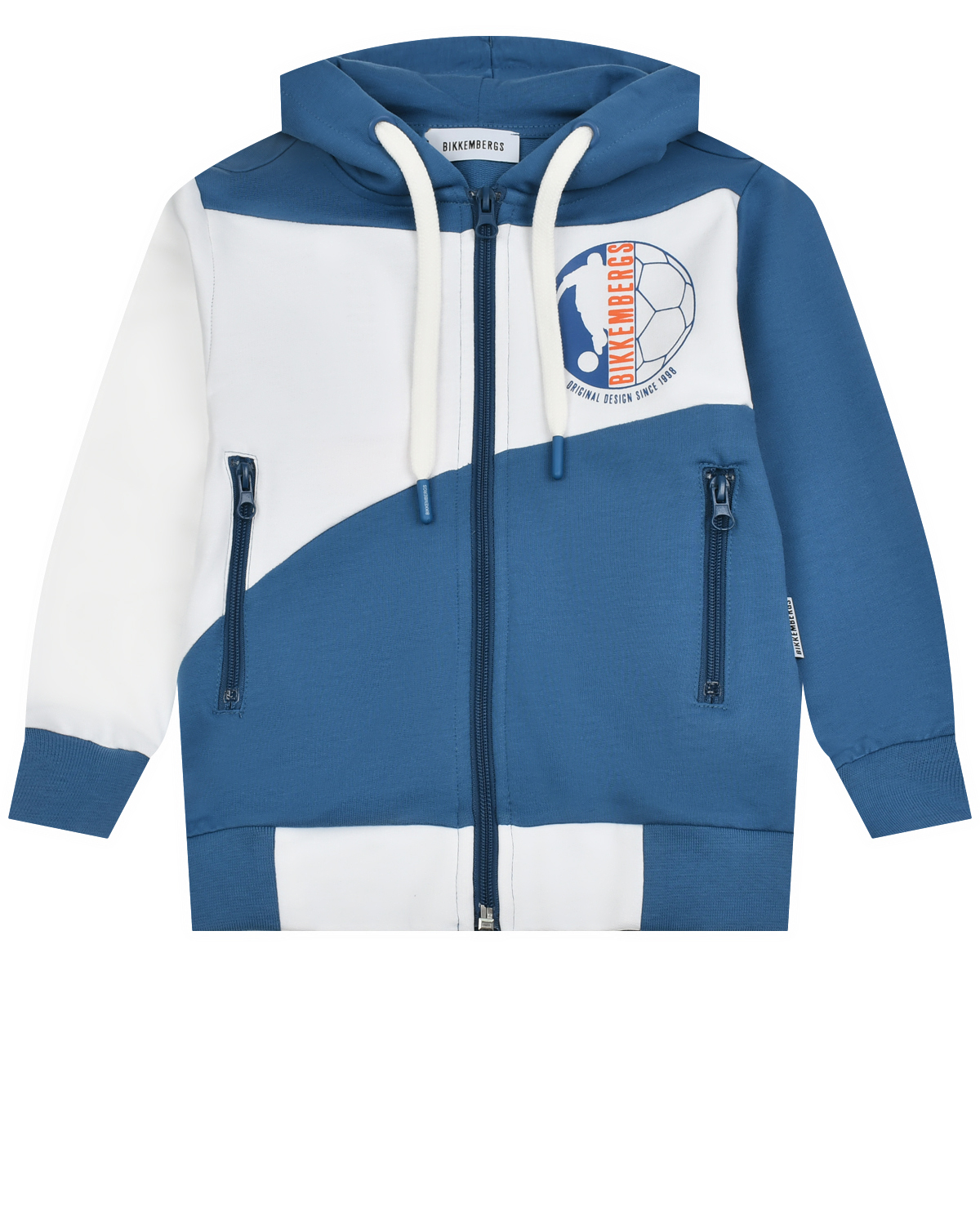 Спортивная куртка в стиле color block Bikkembergs, размер 164, цвет нет цвета