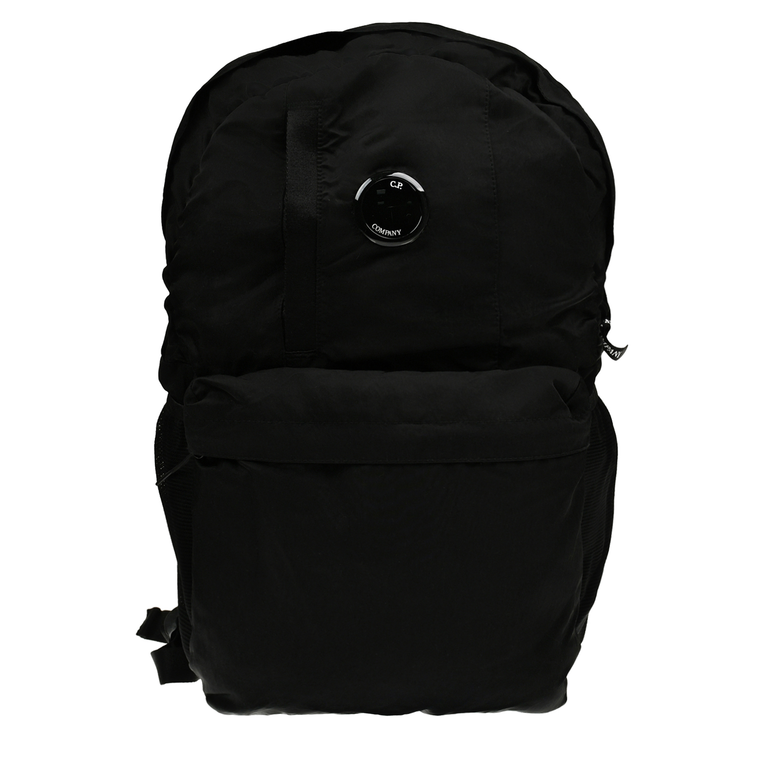 Рюкзак черный с клапаном CP Company, размер unica, цвет нет цвета