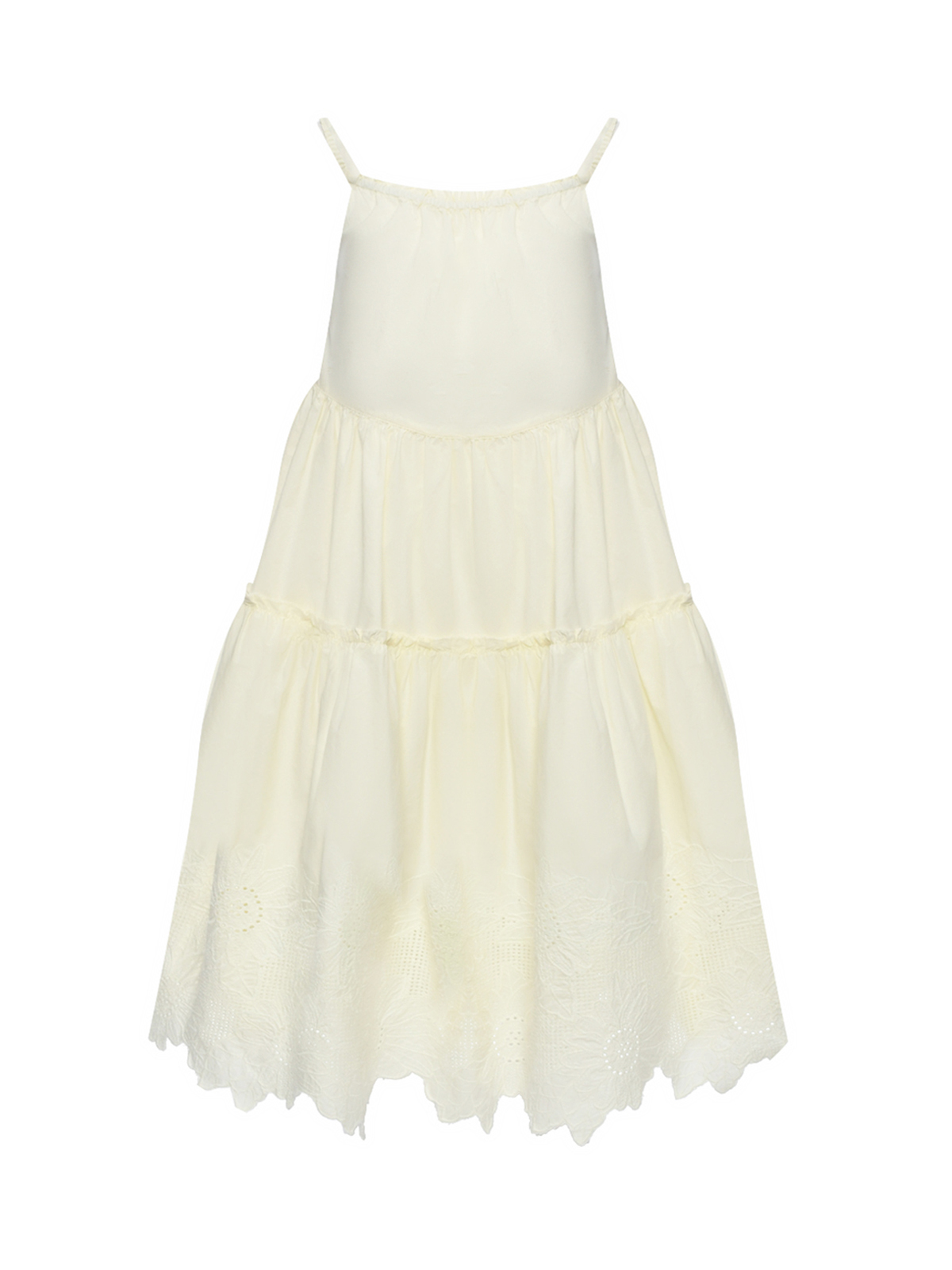 Сарафан на тонких лямках с ажурной отделкой Cera Una Volta