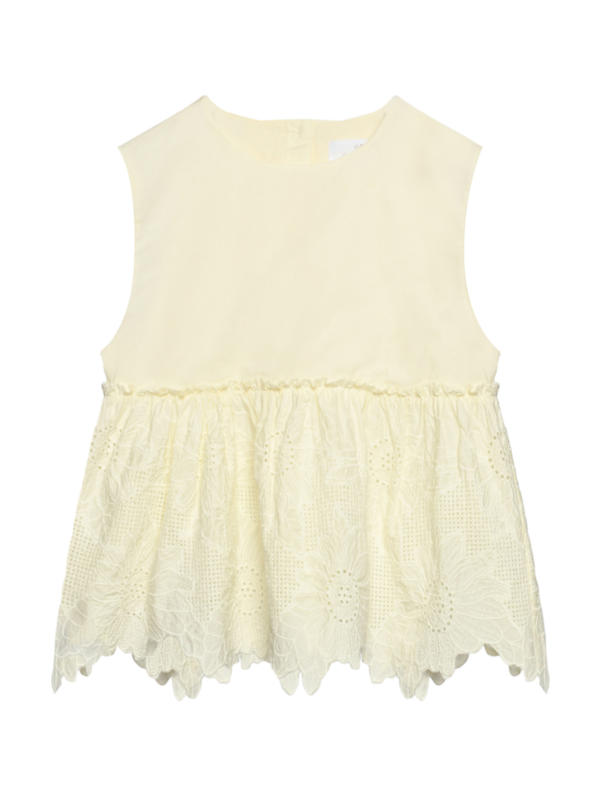 Блуза с ажурной отделкой Cera Una Volta