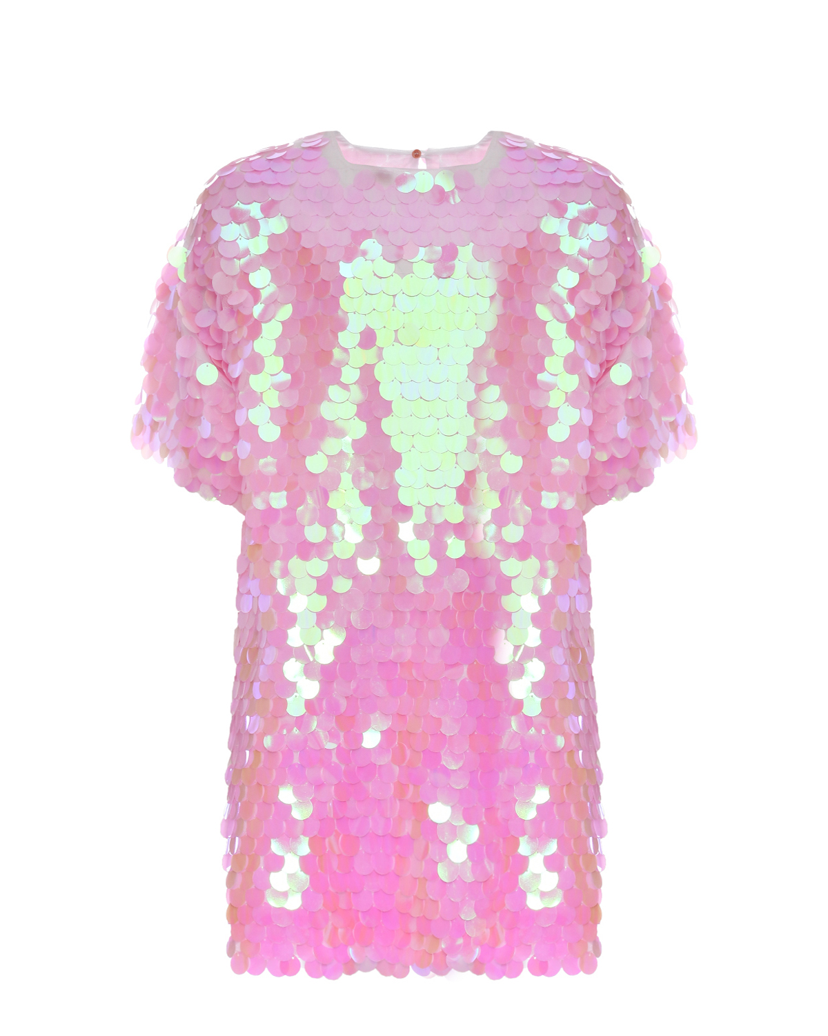 Платье розовое, сплошные крупные пайетки DOUUOD, размер 164, цвет нет цвета - фото 1