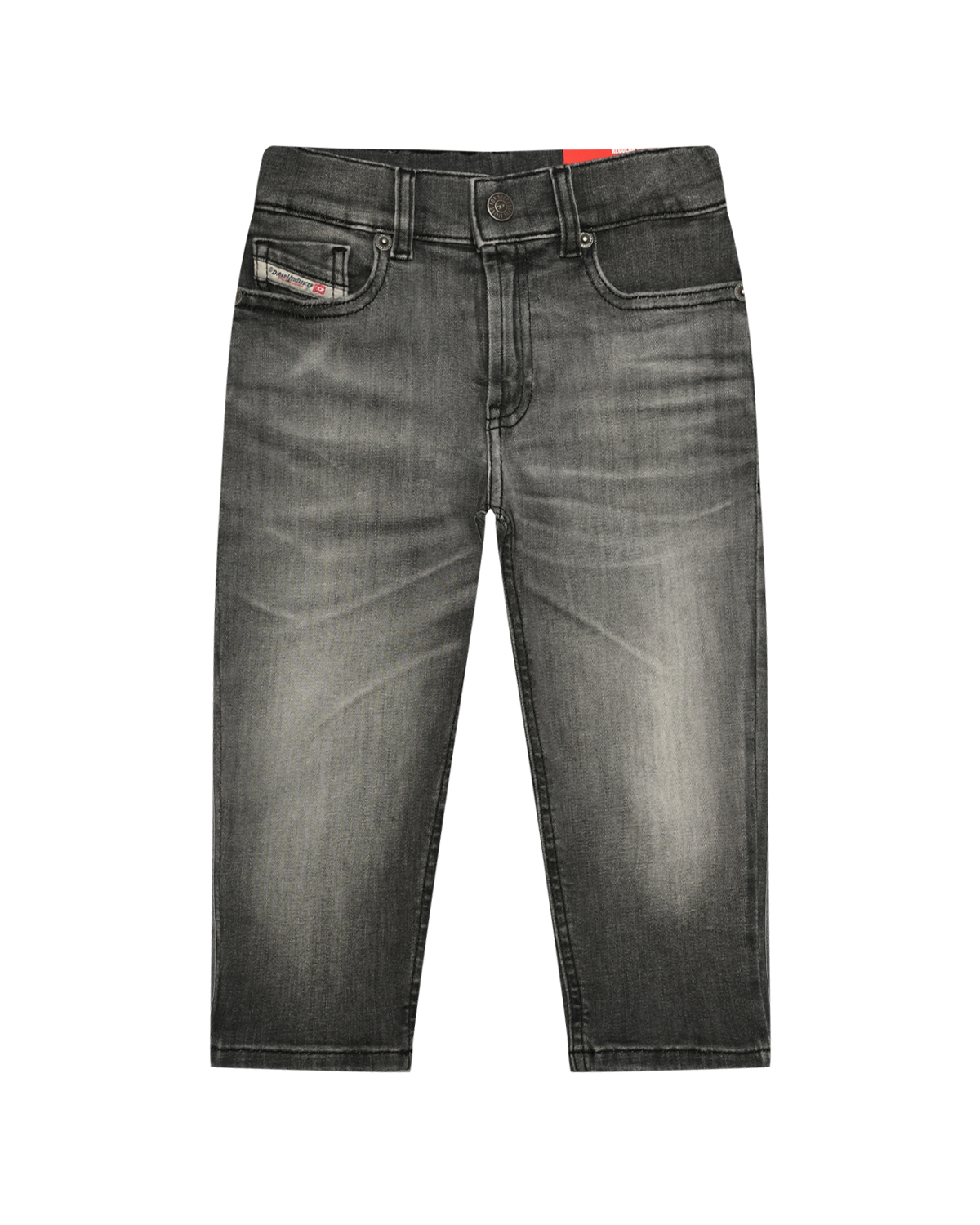 Зауженные джинсы, серые Diesel, размер 92, цвет нет цвета - фото 1