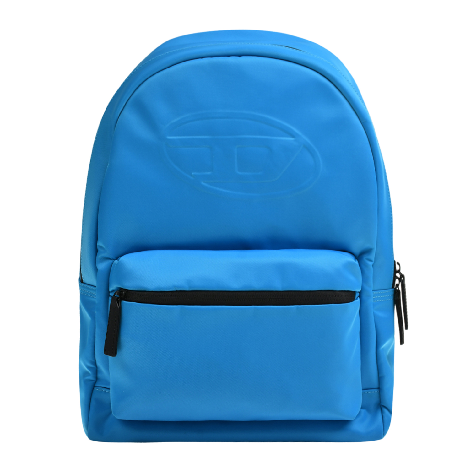 Рюкзак с лого в тон, синий Diesel, размер unica
