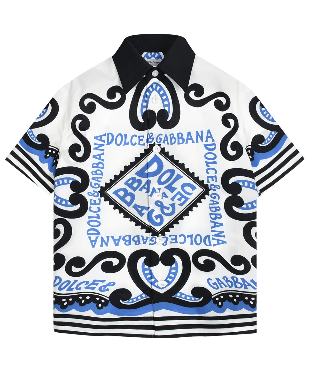 Рубашка со сплошными узорами Dolce&Gabbana