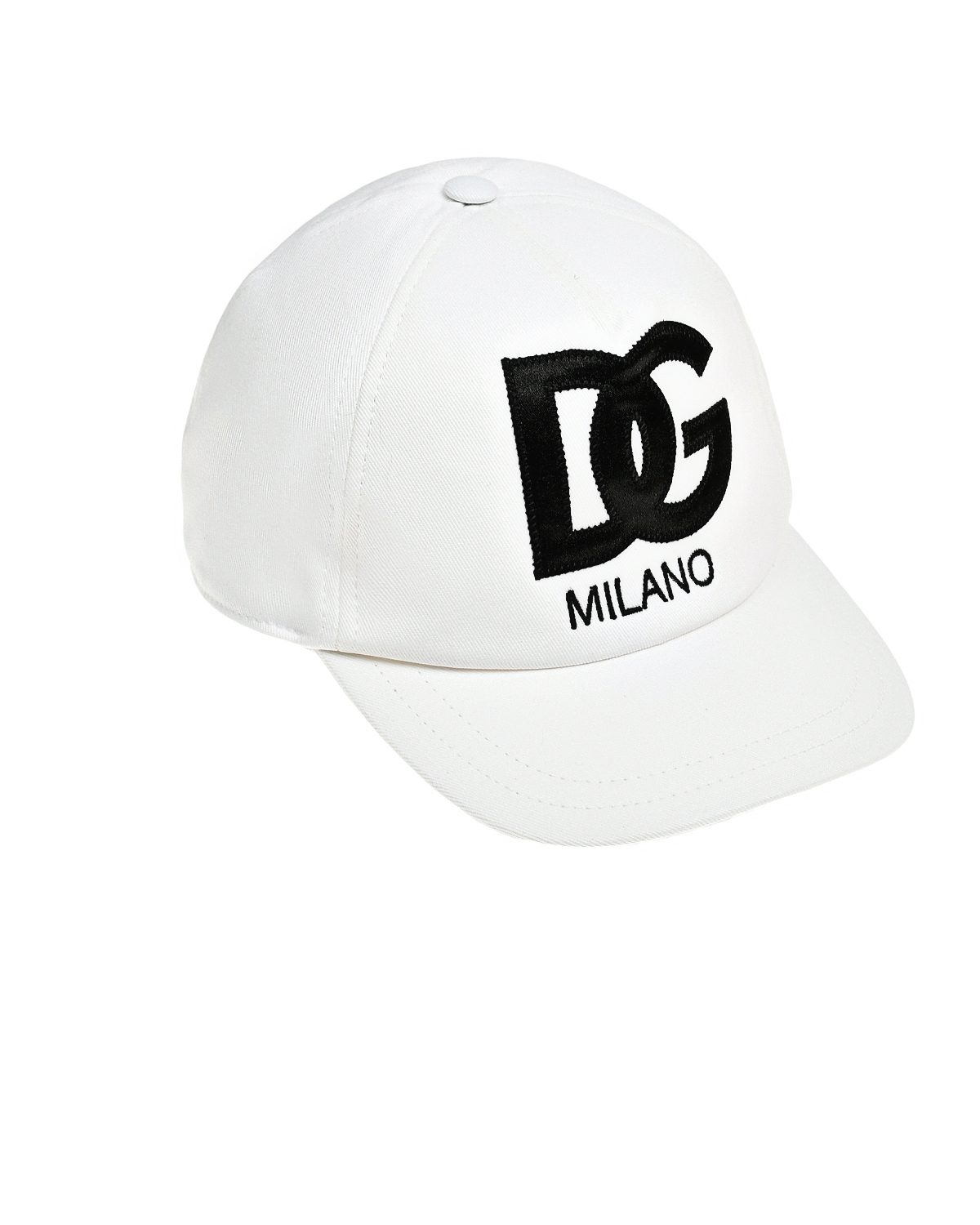 Бейсболка с крупным лого, белая Dolce&Gabbana, размер XL, цвет белый