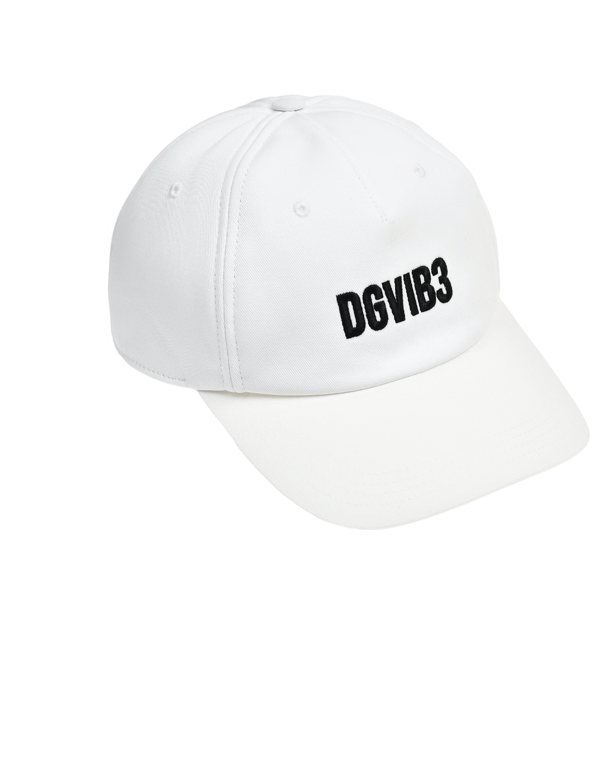 Бейсболка с вышивкой DGVIB3, белая Dolce&Gabbana, размер M, цвет белый